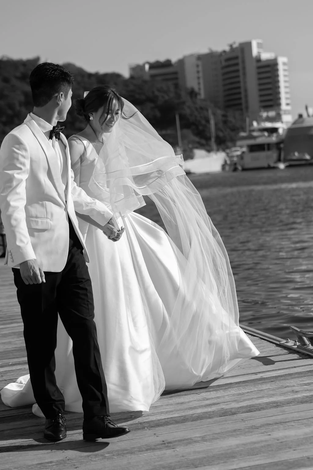 Timeless fashion editorial wedding day photography portrait photographed by Kay Lai Studio in Hong Kong.