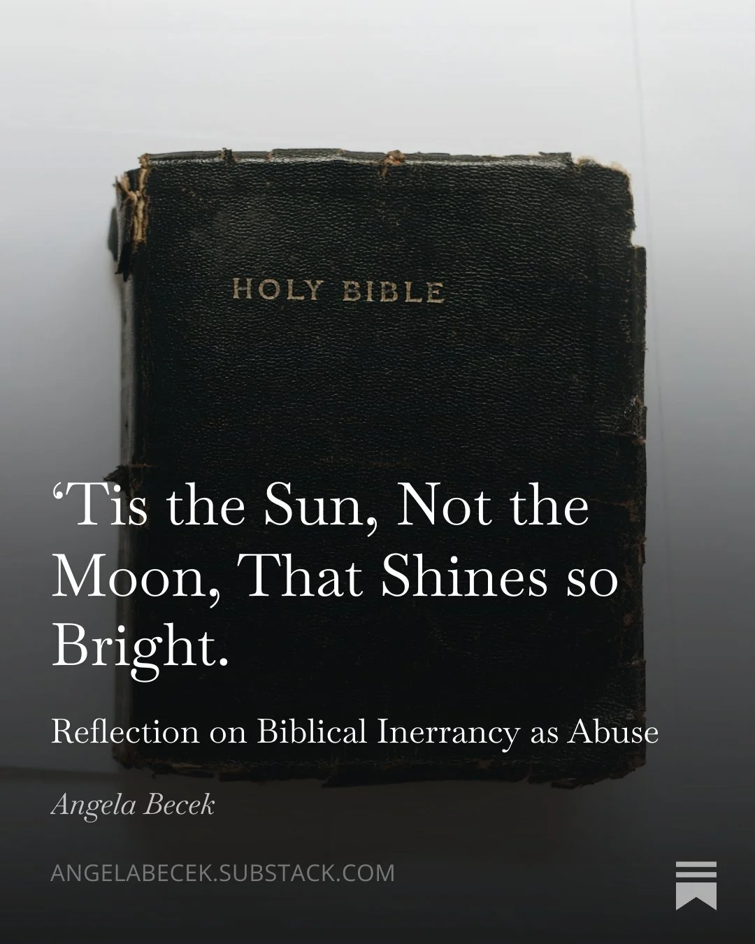 Biblical Inerrancy is Abuse