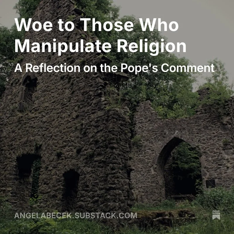 Woe to Those Who Manipulate Religion