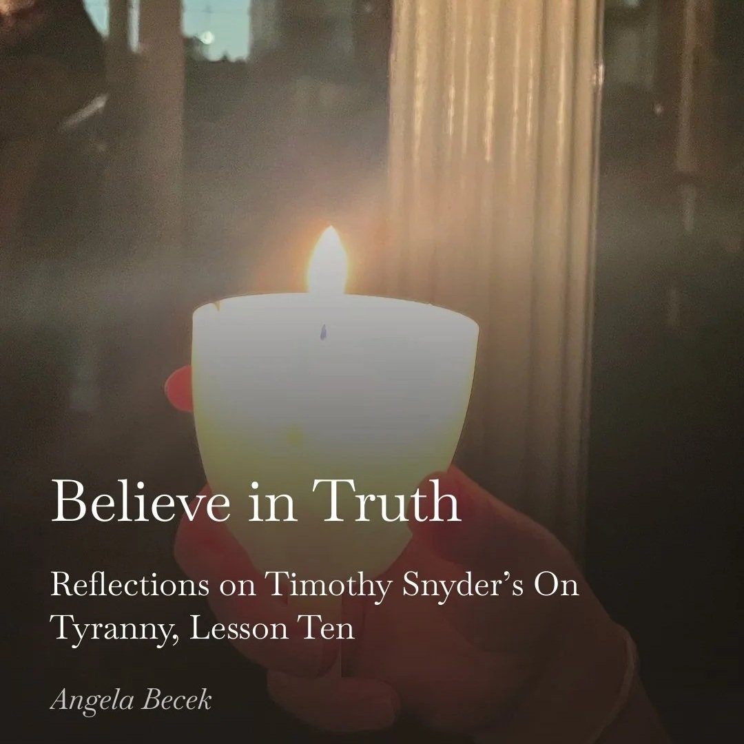 Believe in Truth