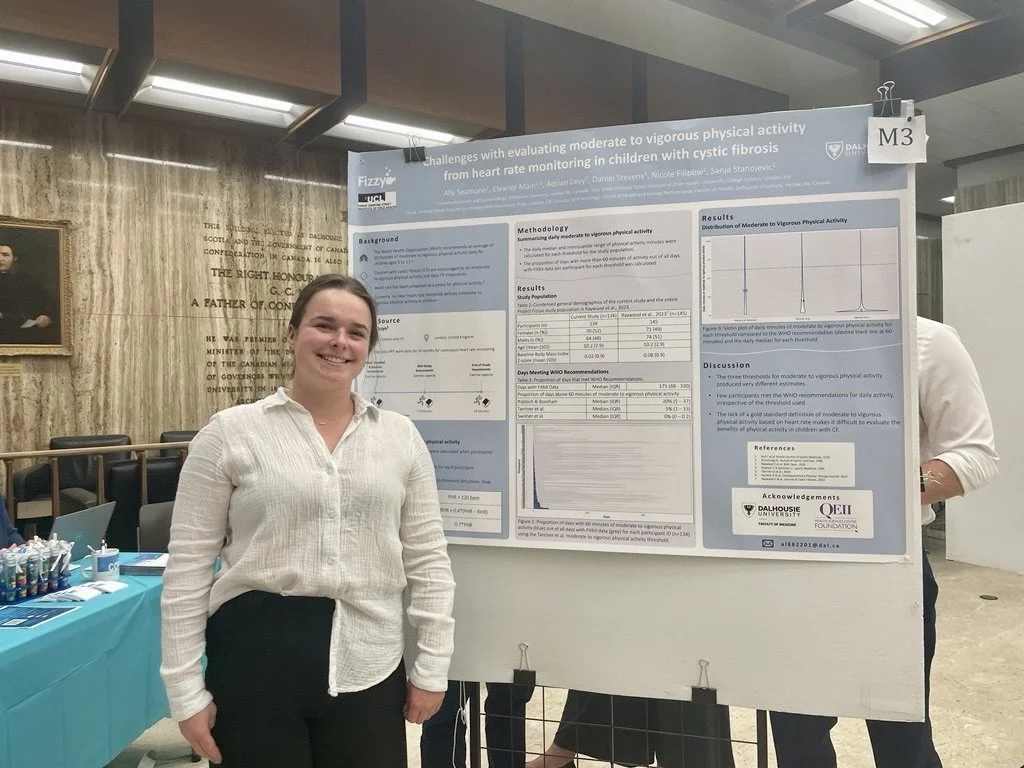 Ally Seamone Presents “Challenges with Evaluating Physical Activity from Heart Rate Monitors in Children with CF”