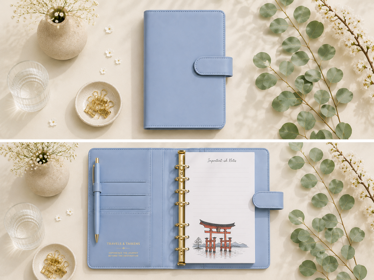 Journey Companion Planning Binder | Coastal Blue