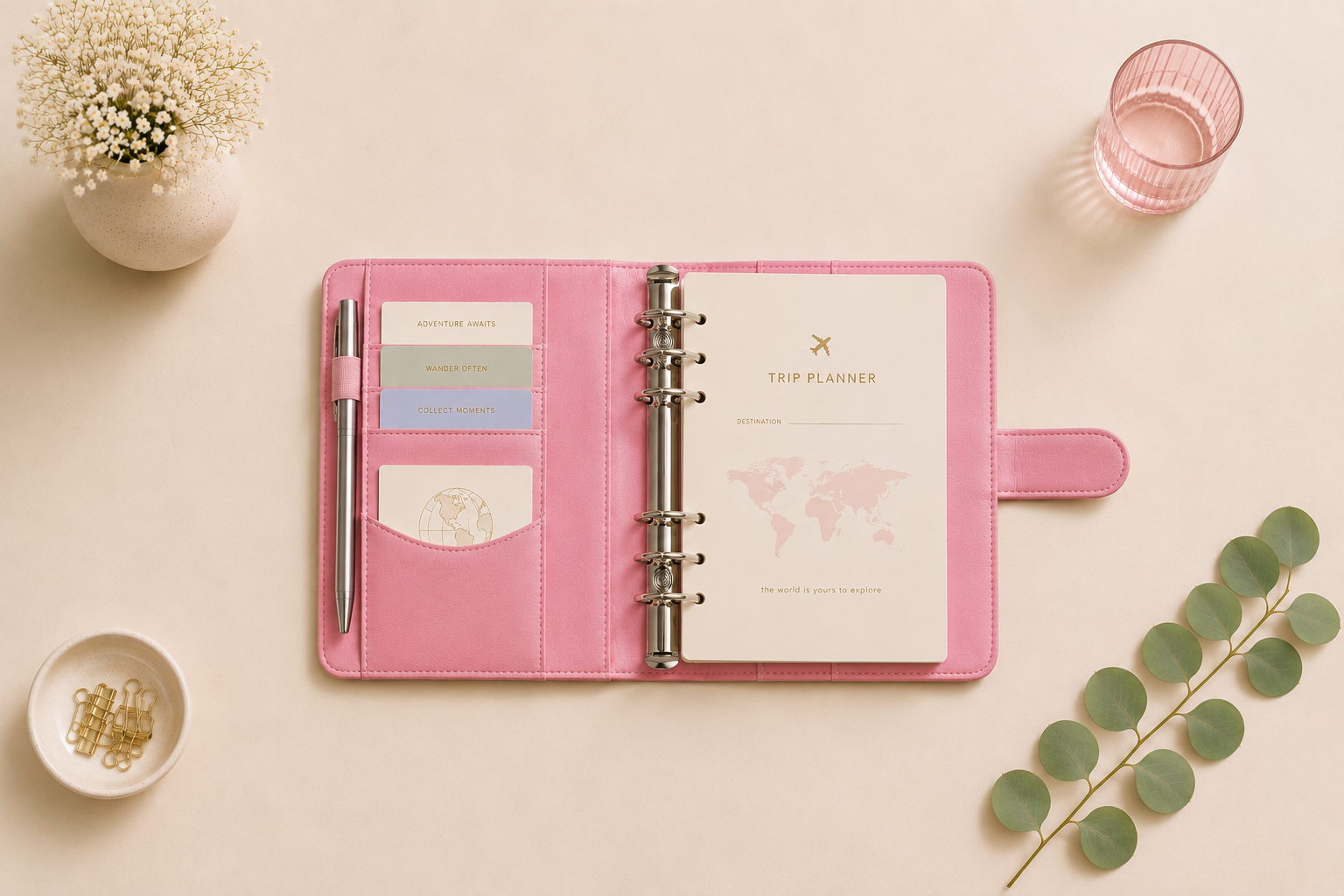 Flamingo Pink Journey Companion