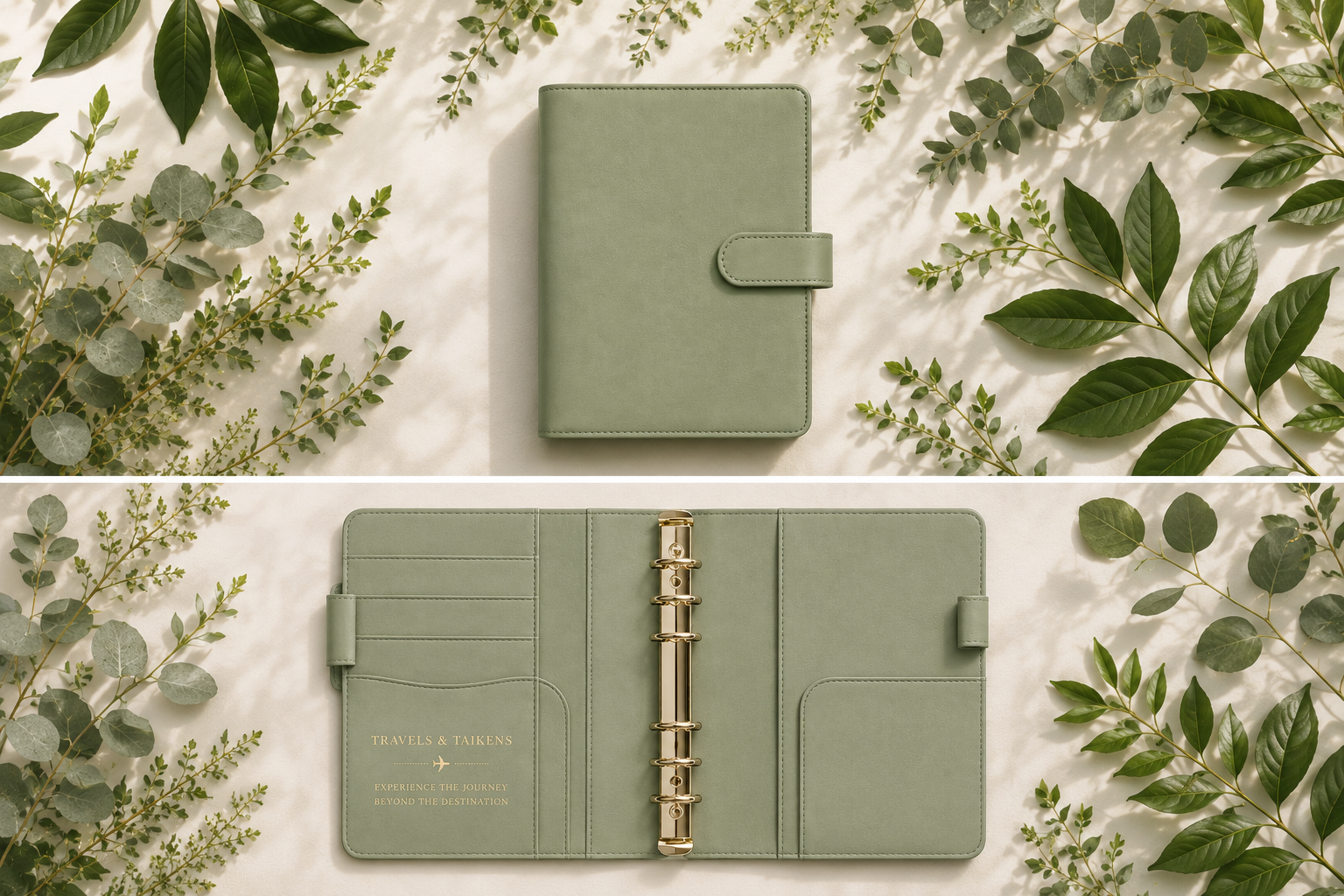 Journey Companion Planning Binder | Matcha Green