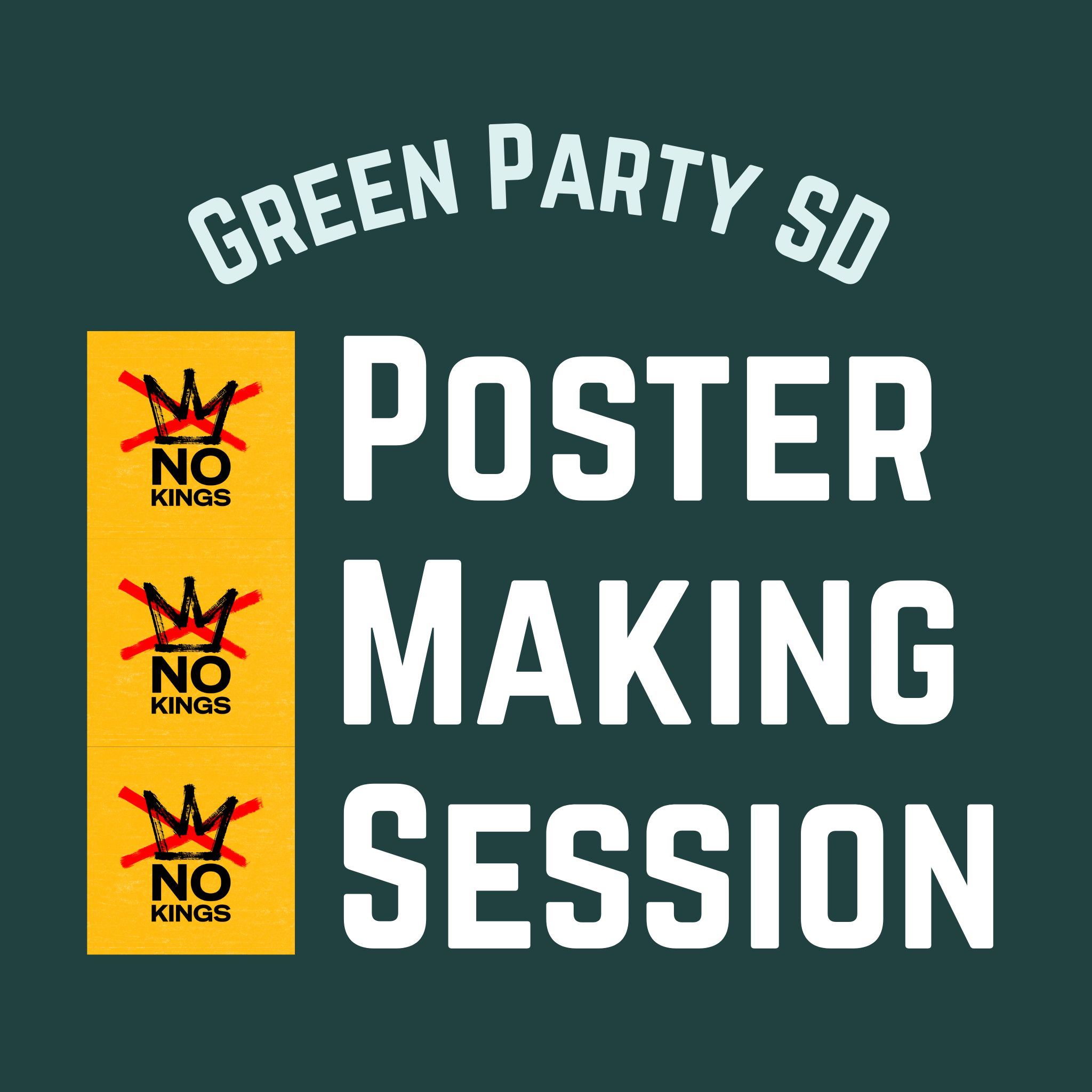 GPSD Poster Making Session for No Kings
