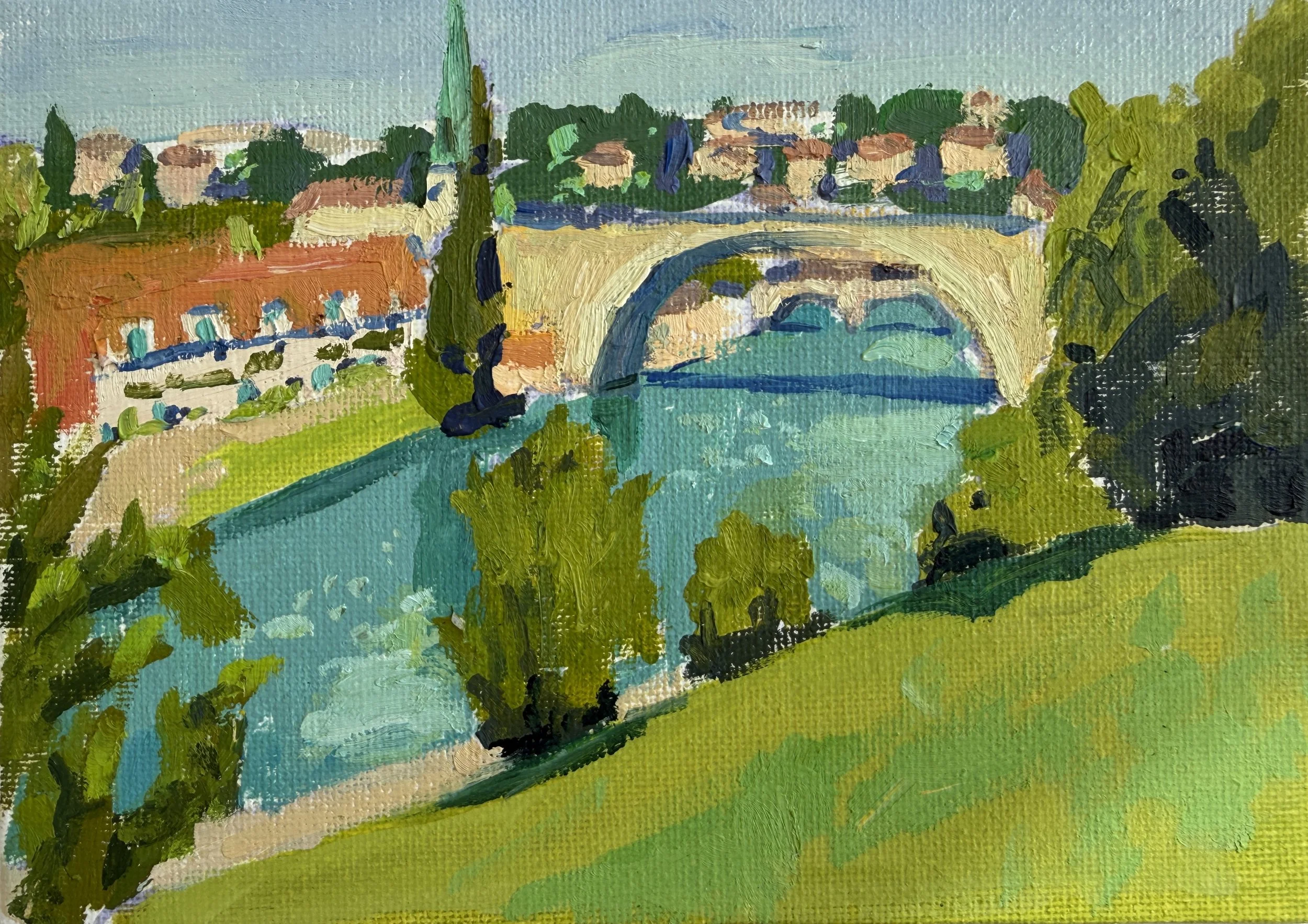 By the river, 2026
Oil on canvas board
7 × 5 in