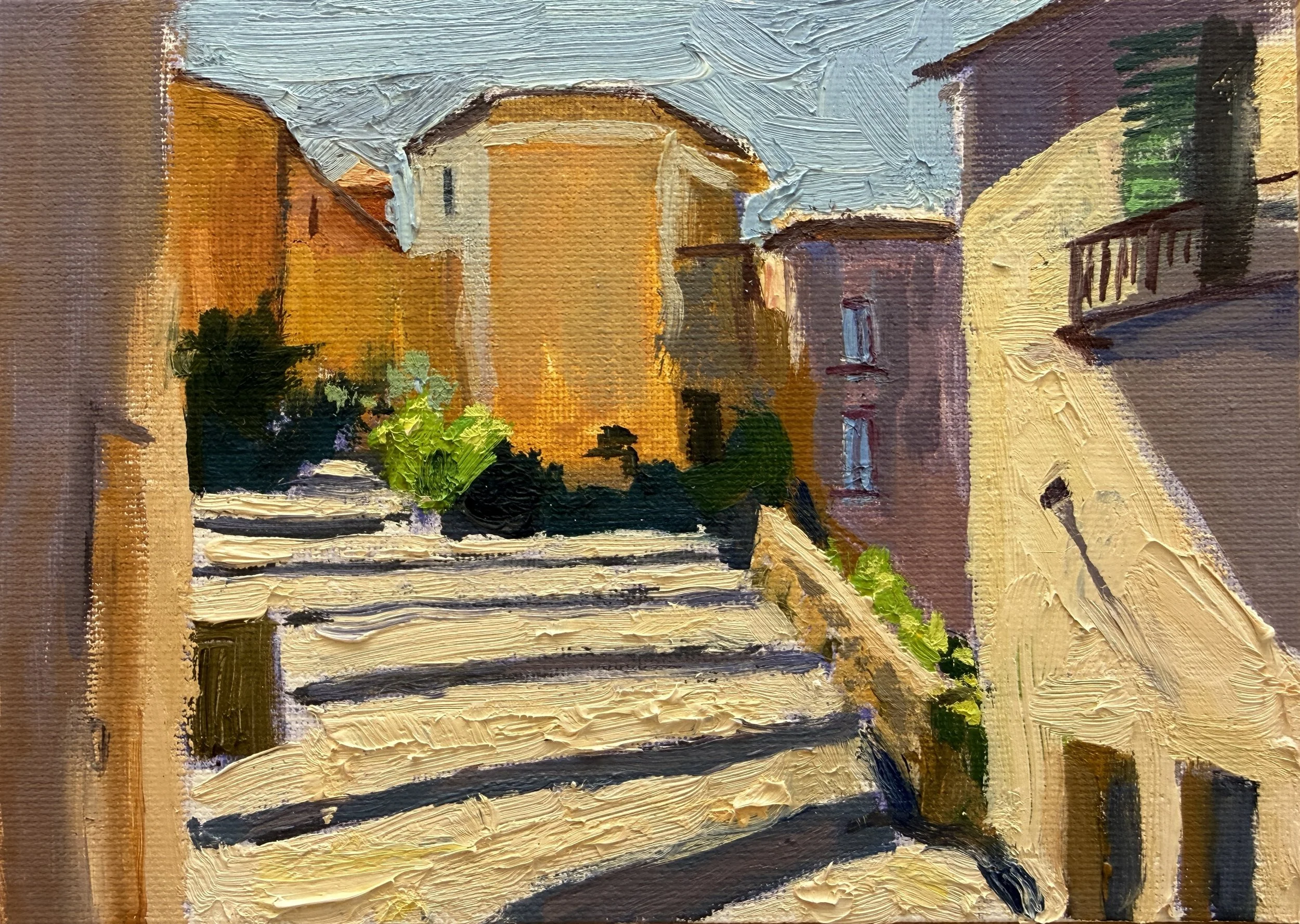 Sunny day in Italy, 2026
Oil on canvas board
7 × 5 in