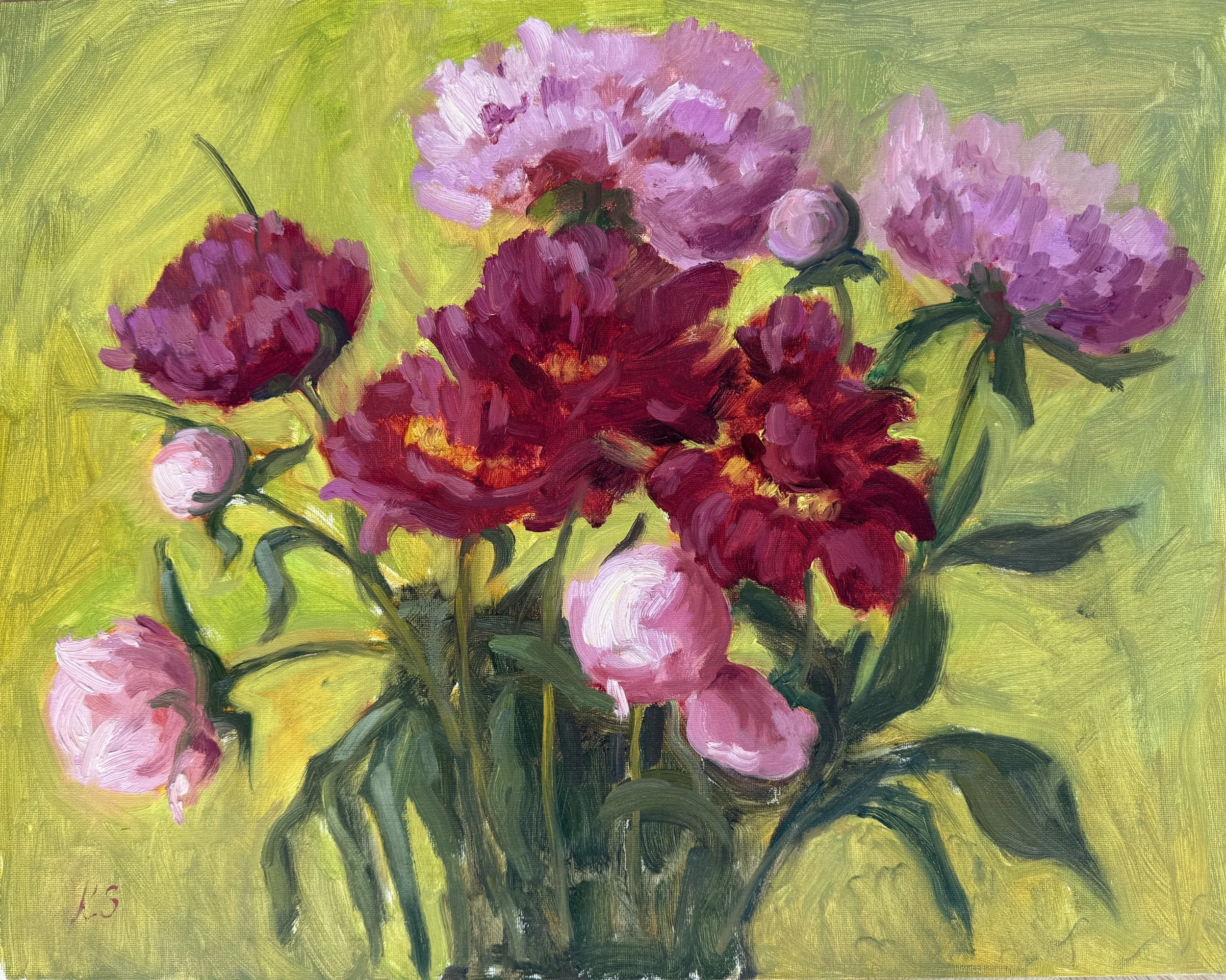 Peonies, 2024
Oil on canvas board
20 × 16 in