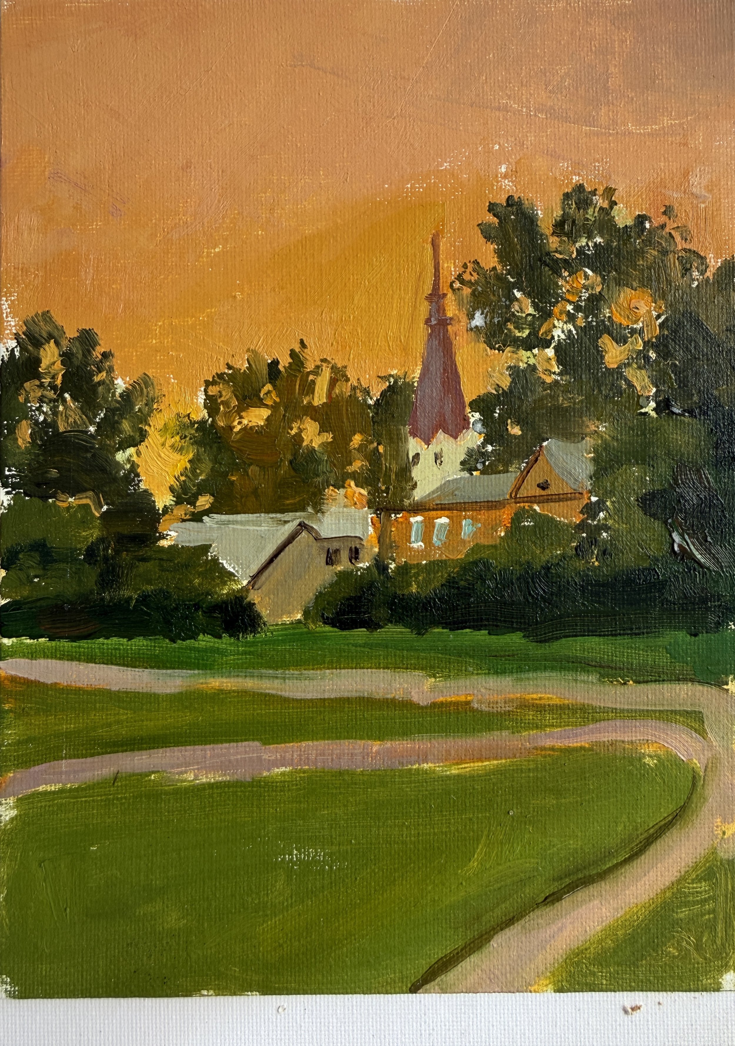 Twilight, 2025
Oil on canvas board
6 × 8 in