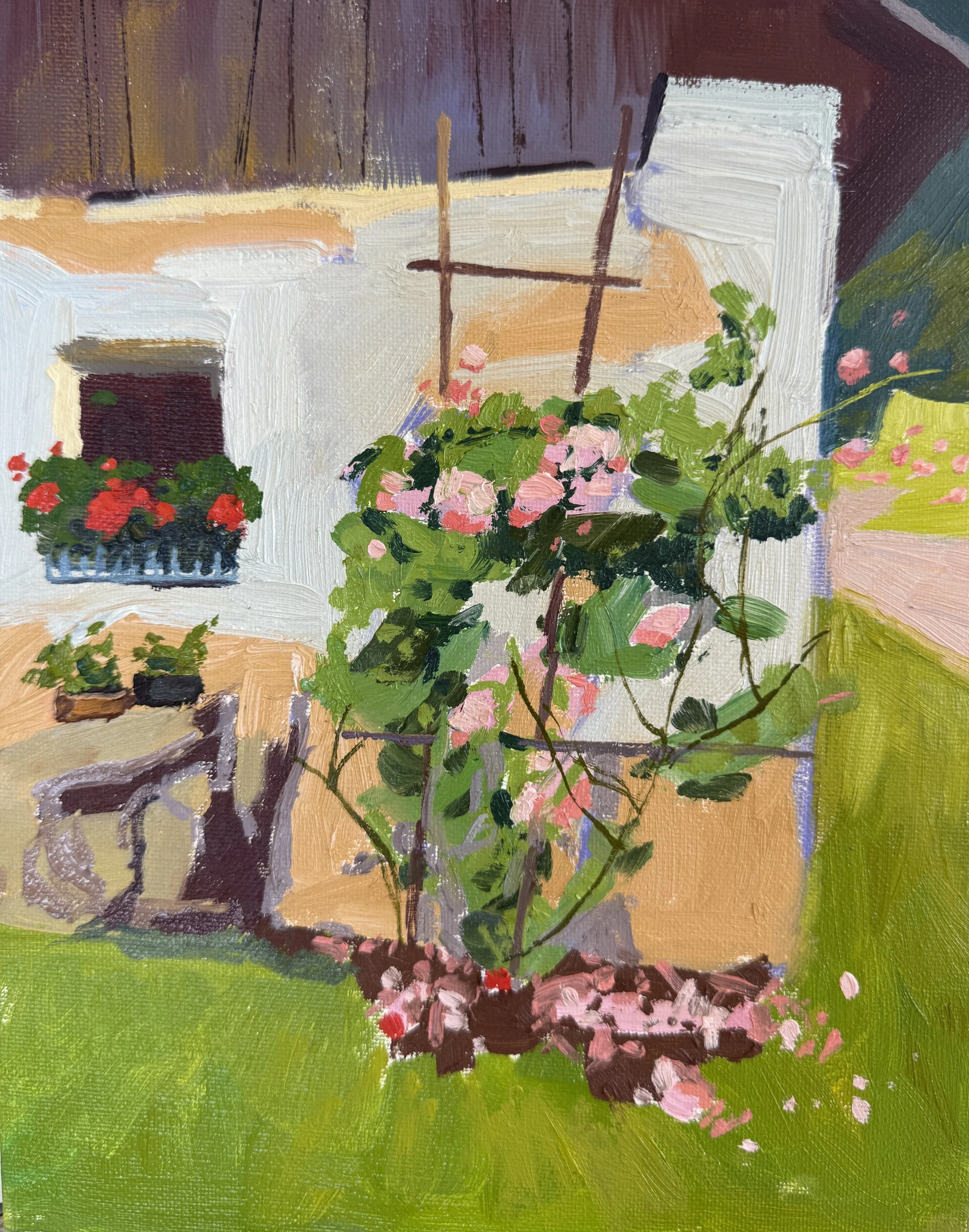 Roses by the window, 2026
Oil on canvas board
8 ×10 in