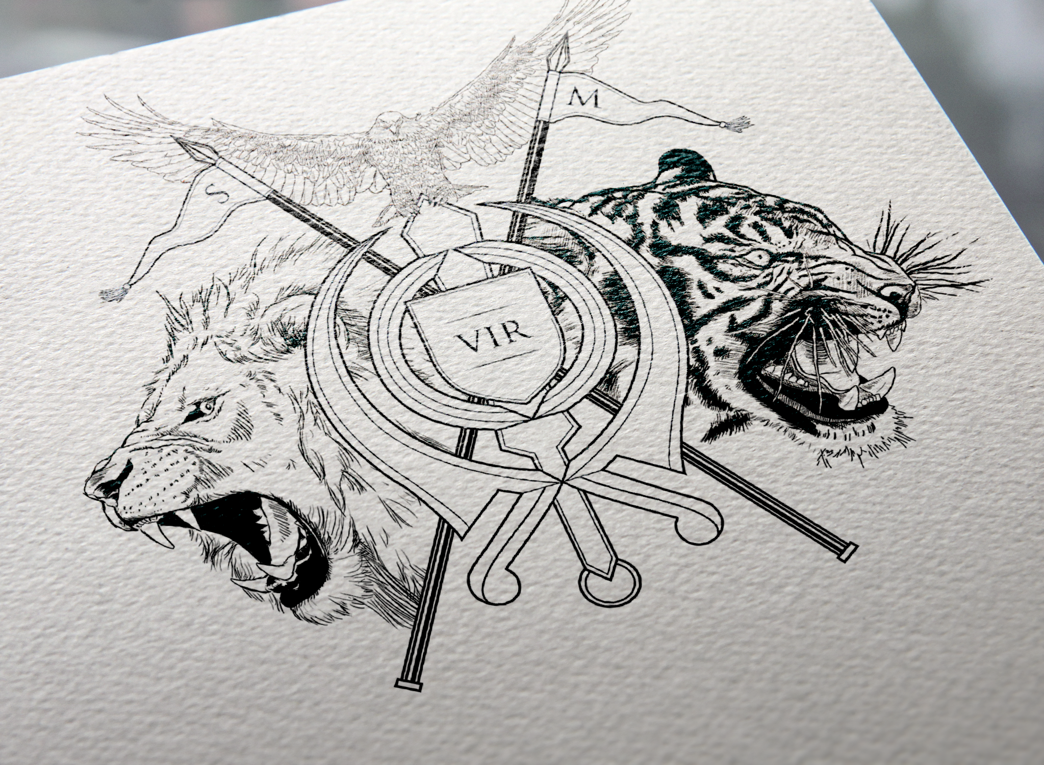 Animal Logo Full Mockup BW.png
