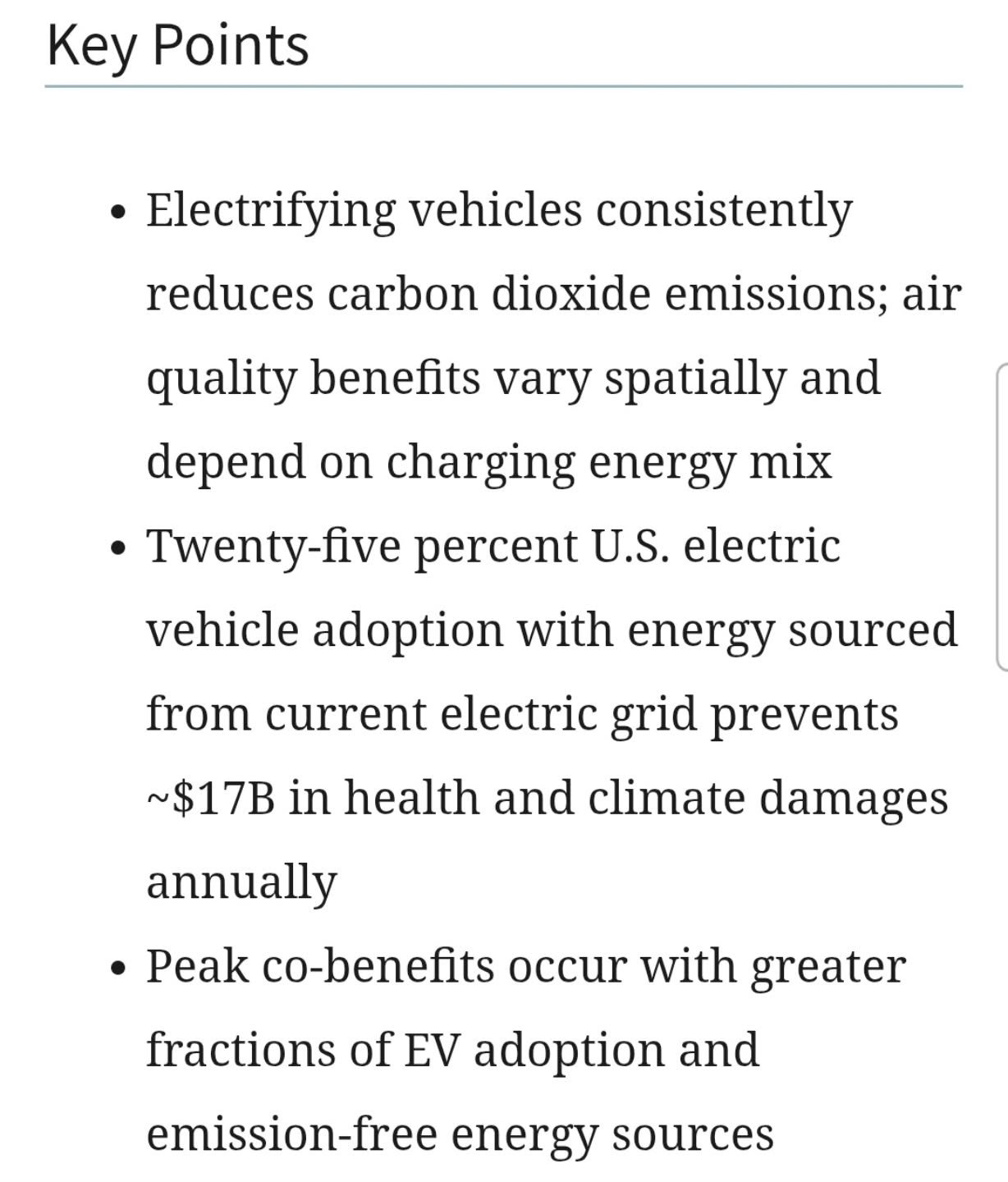 Studies show the benefits of EVs!

https://pmc.ncbi.nlm.nih.gov/articles/PMC7567144/