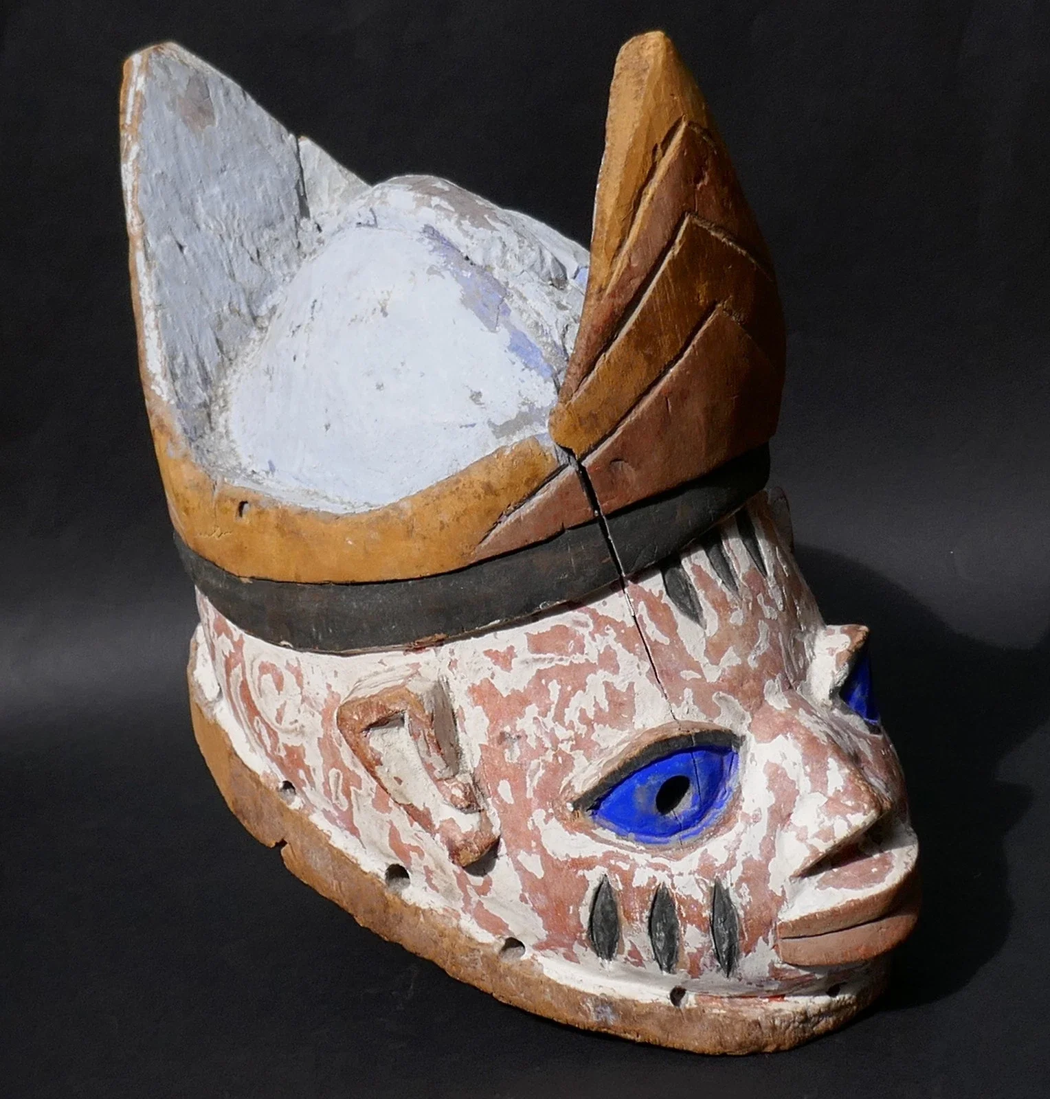 AFRICAN NIGERIA YORUBA GELEDE MASQUERADE MASK, WOOD COLOURED PIGMENT, CHRISTIE'S 2.webp