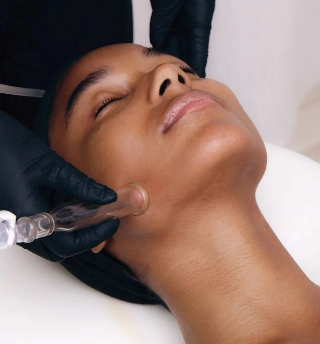 Platinum Hydrafacial facial with lymphatic drainage and hydration