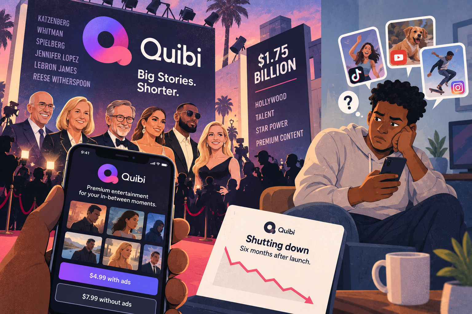 Quibi: How $1.75 Billion Disappeared in Six Months
