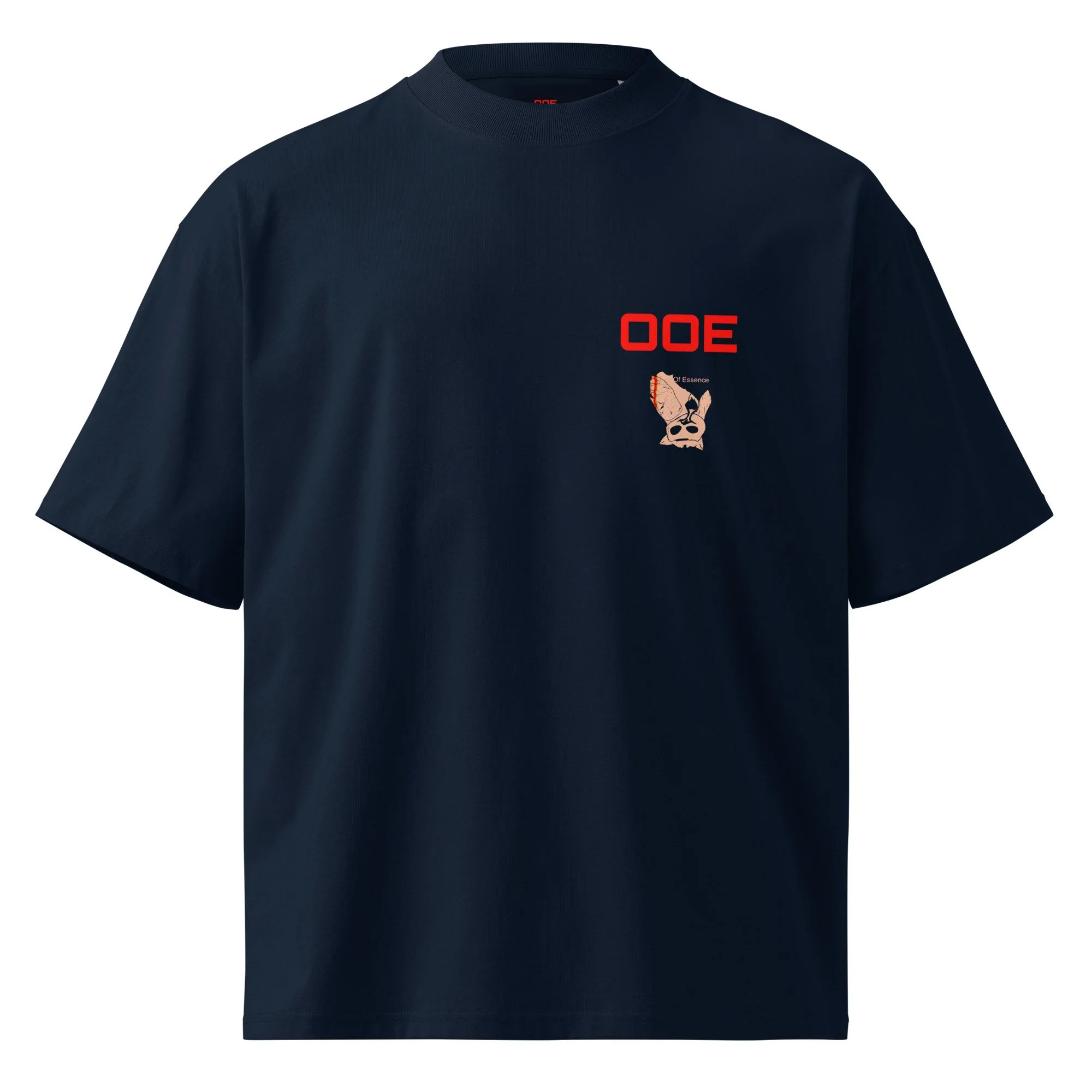unisex-organic-oversized-high-neck-blaster-2.0-t-shirt-french-navy-front-6a2302880911f.jpg