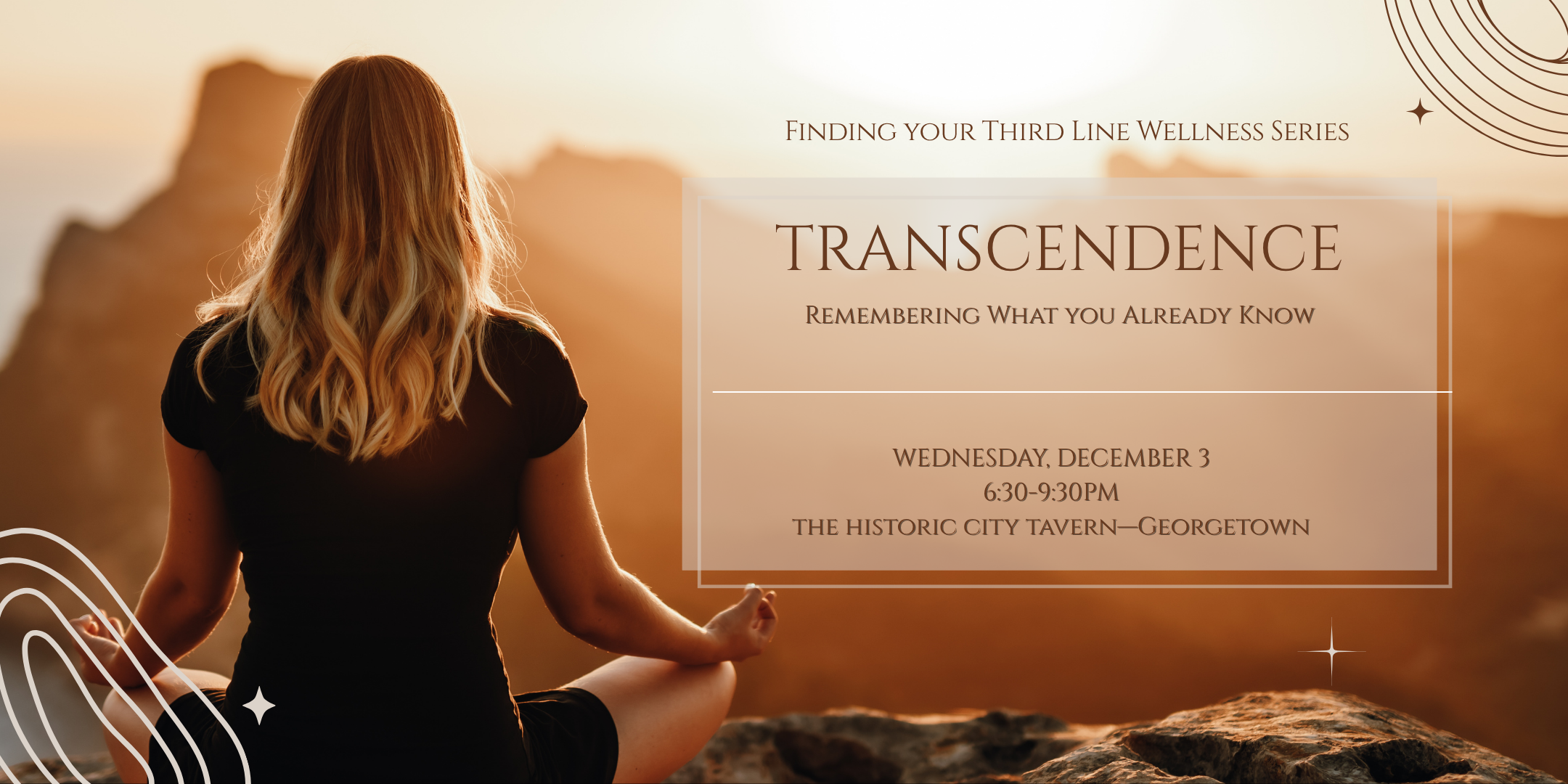 Finding Your Third Line: Transcendence