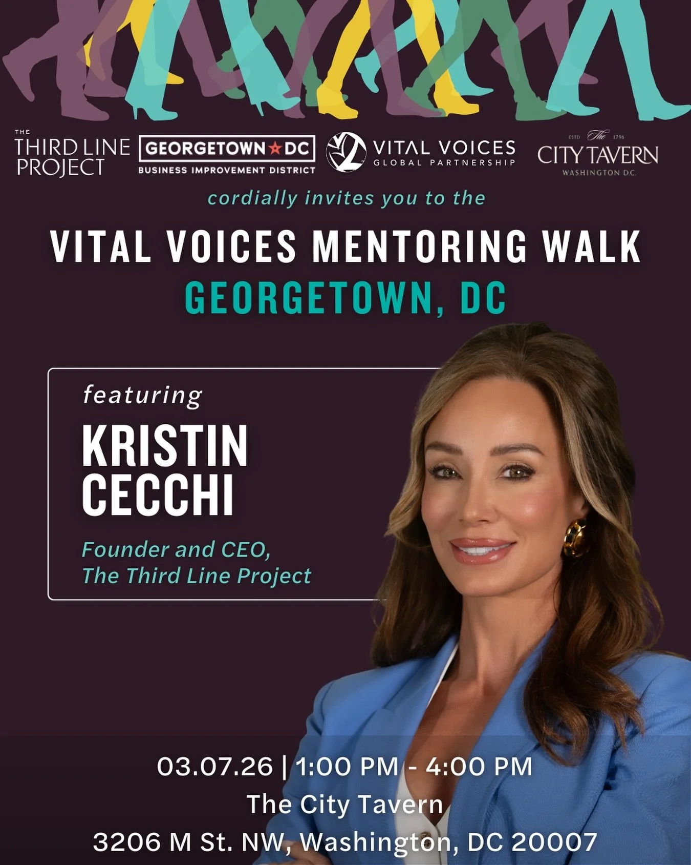 Mentorship has shaped every chapter of my life. It is the reason I&rsquo;ve been able to build what I&rsquo;ve built (and still building).

That&rsquo;s why I&rsquo;m honored to partner with @vitalvoices, @citytavern_dc, and @officialgeorgetowndc for