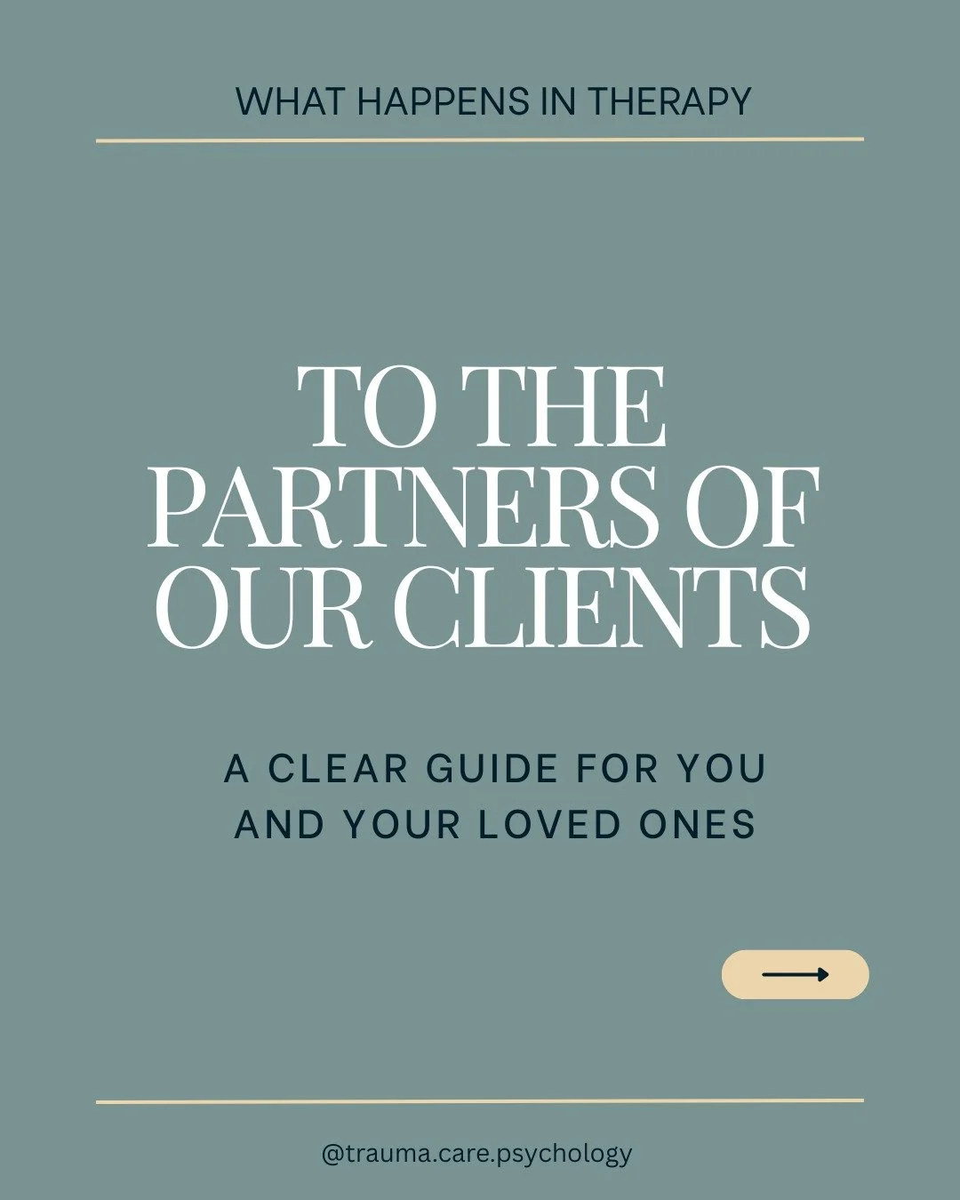 It&rsquo;s normal to wonder what happens when your partner goes to therapy. Will it change how they see you? Will it affect your relationship?

Here&rsquo;s what we want you to know: therapy isn&rsquo;t about taking sides. It&rsquo;s about supporting