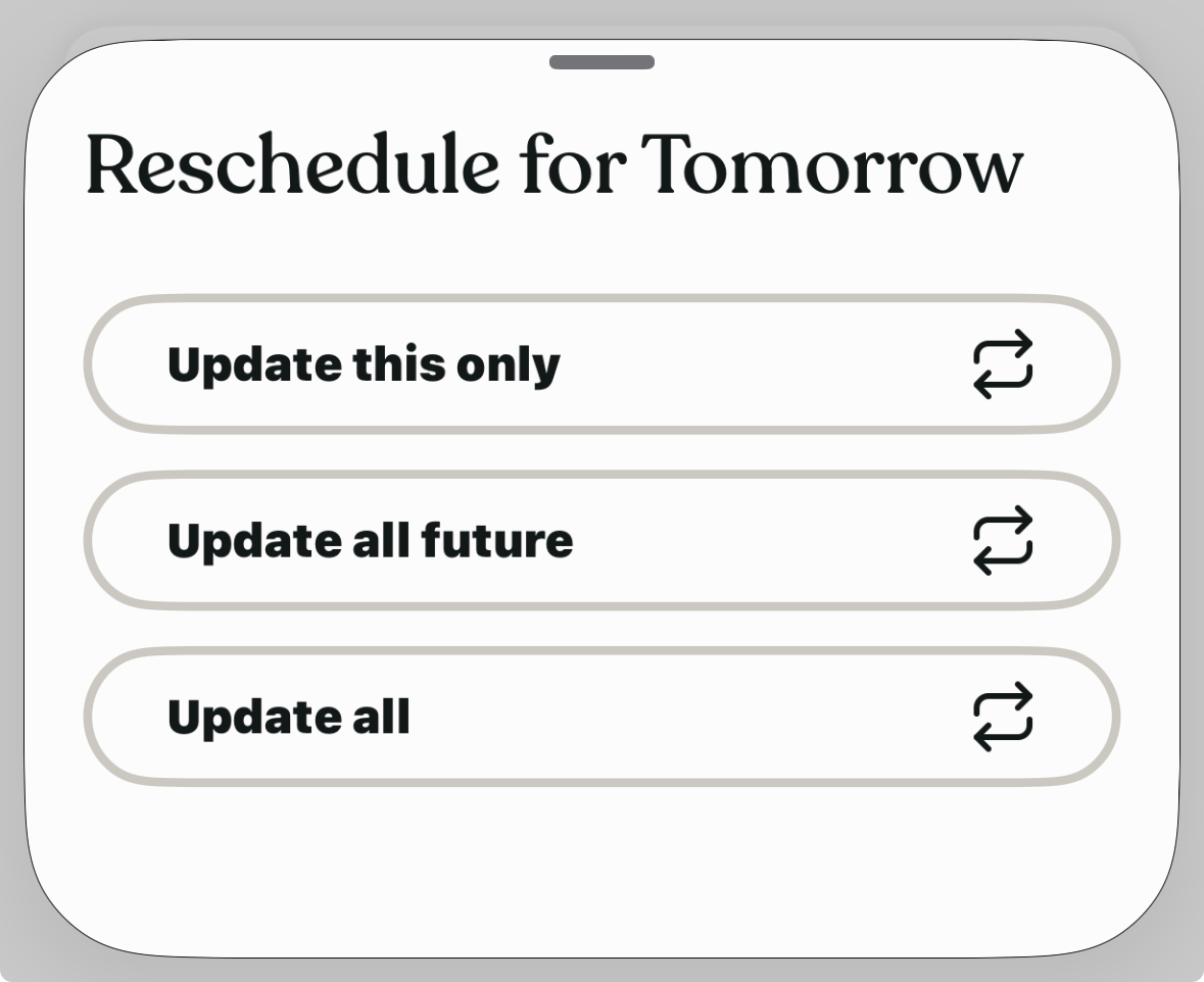 This is the dialog box I was hoping to avoid