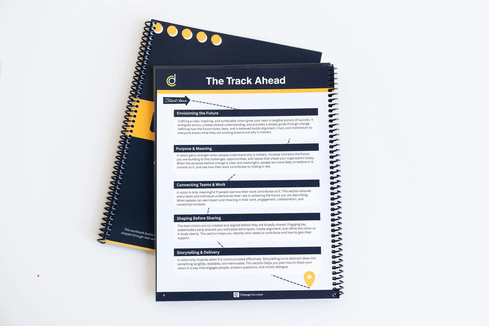 Inside look of the Track Builder Workbook