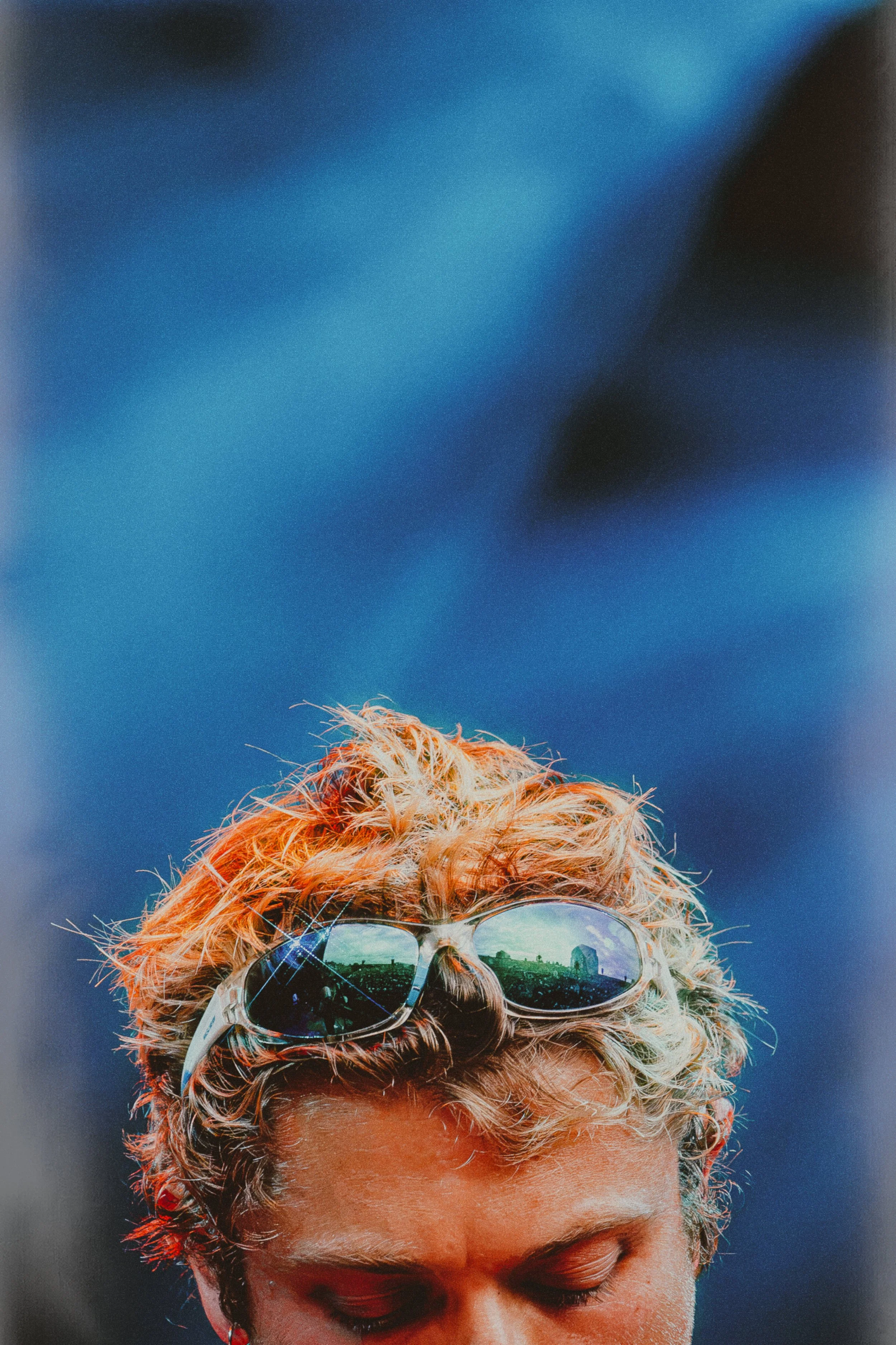 ArcyDriveGlassesReflectionRock.JPG