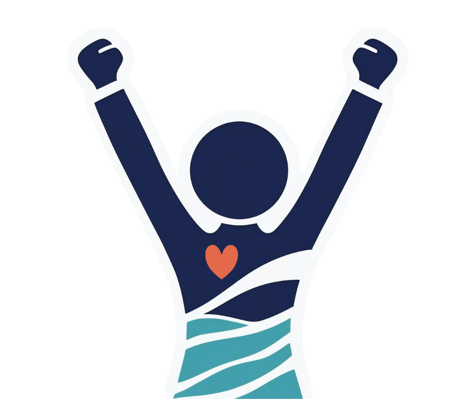 Person with raised arms symbolizing empowerment, confidence, and personal growth.