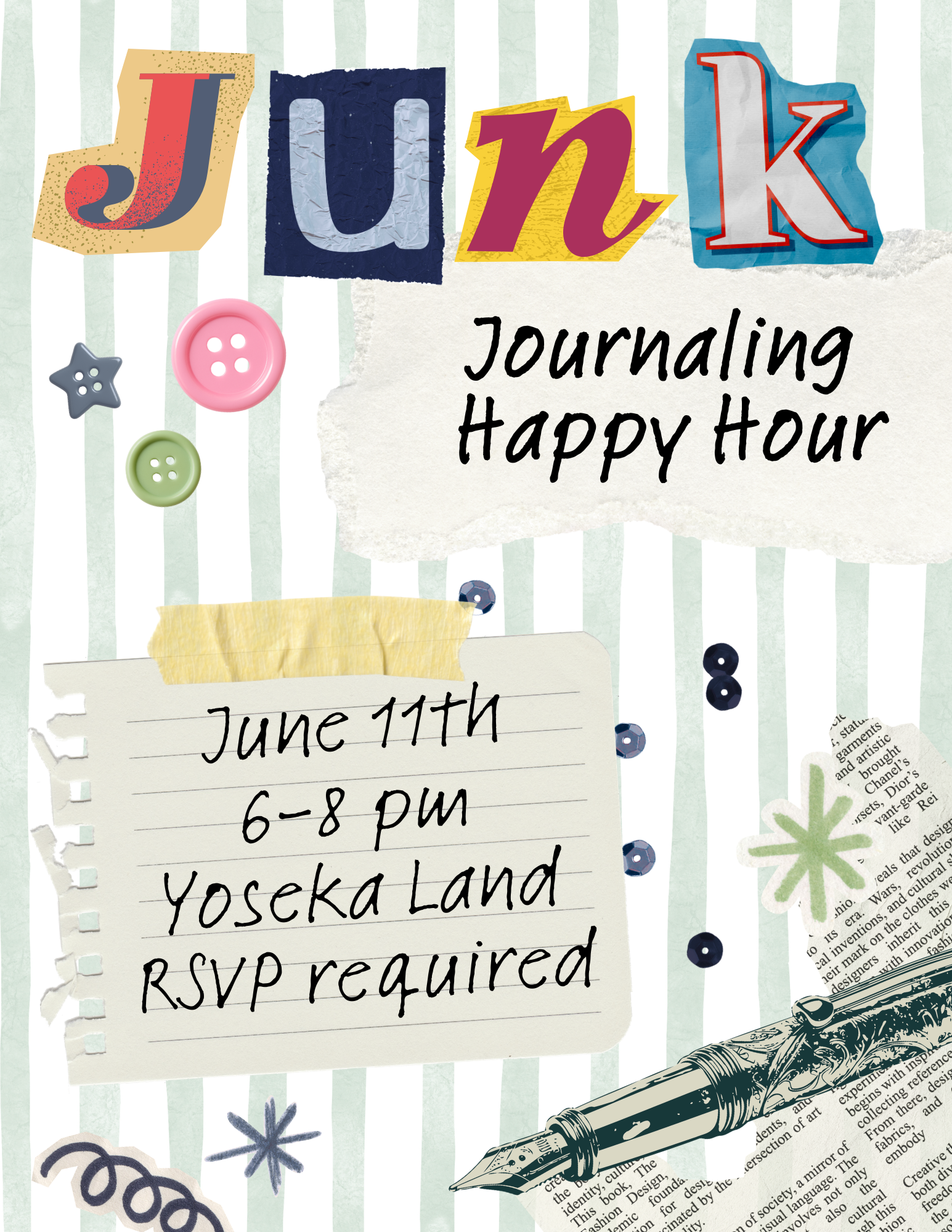Journaling Happy Hour: June Junk!