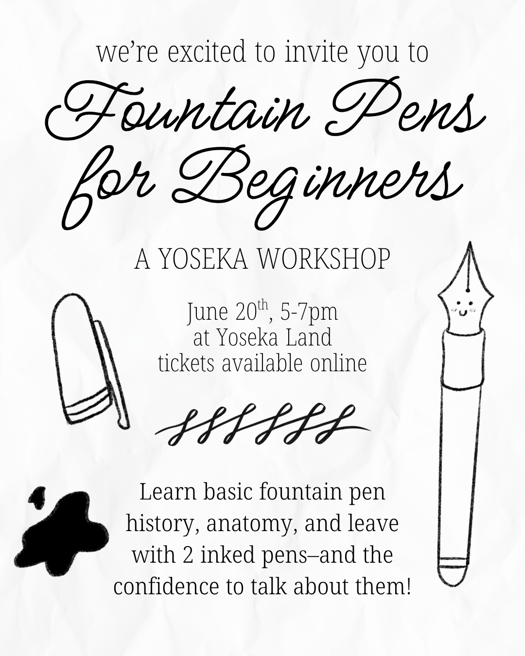 Fountain Pens for Beginners Workshop