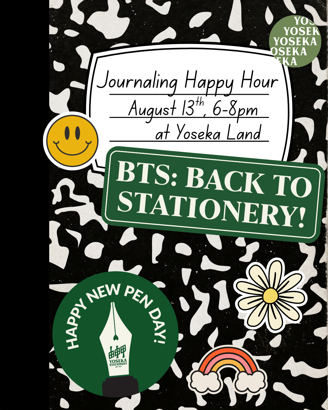 August Journaling Happy Hour: BTS (Back to Stationery)