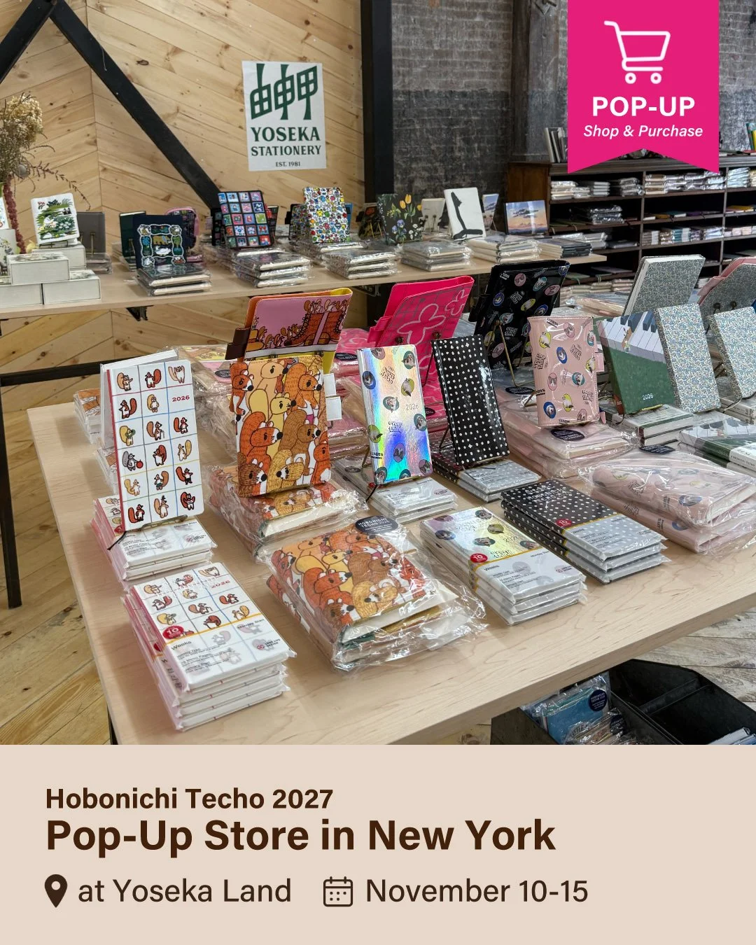 Hobonichi Pop-Up