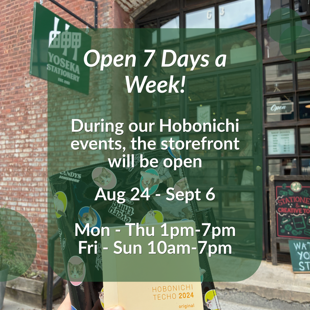 Yoseka Stationery Extended Hours