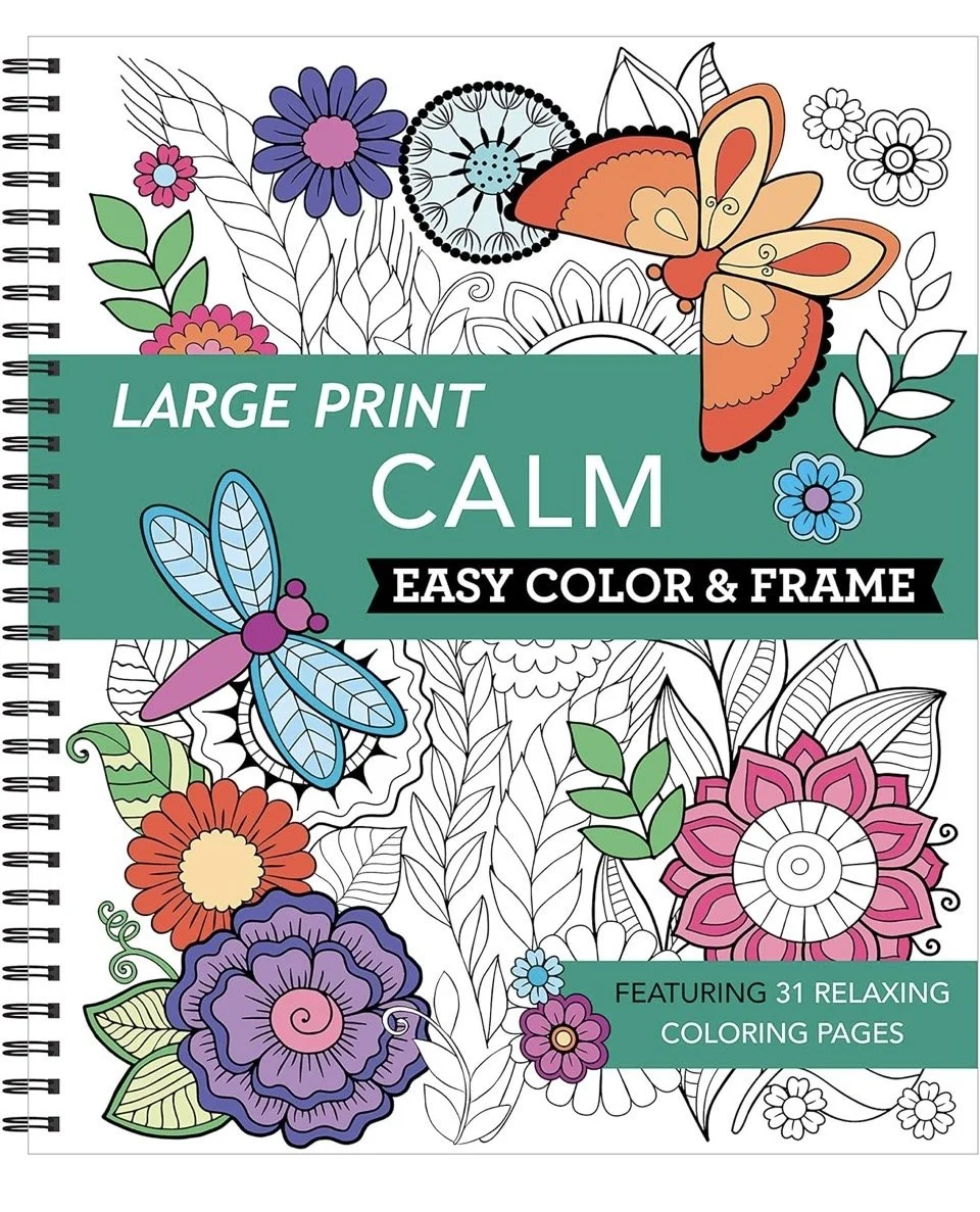 Large Print Easy Color & Frame