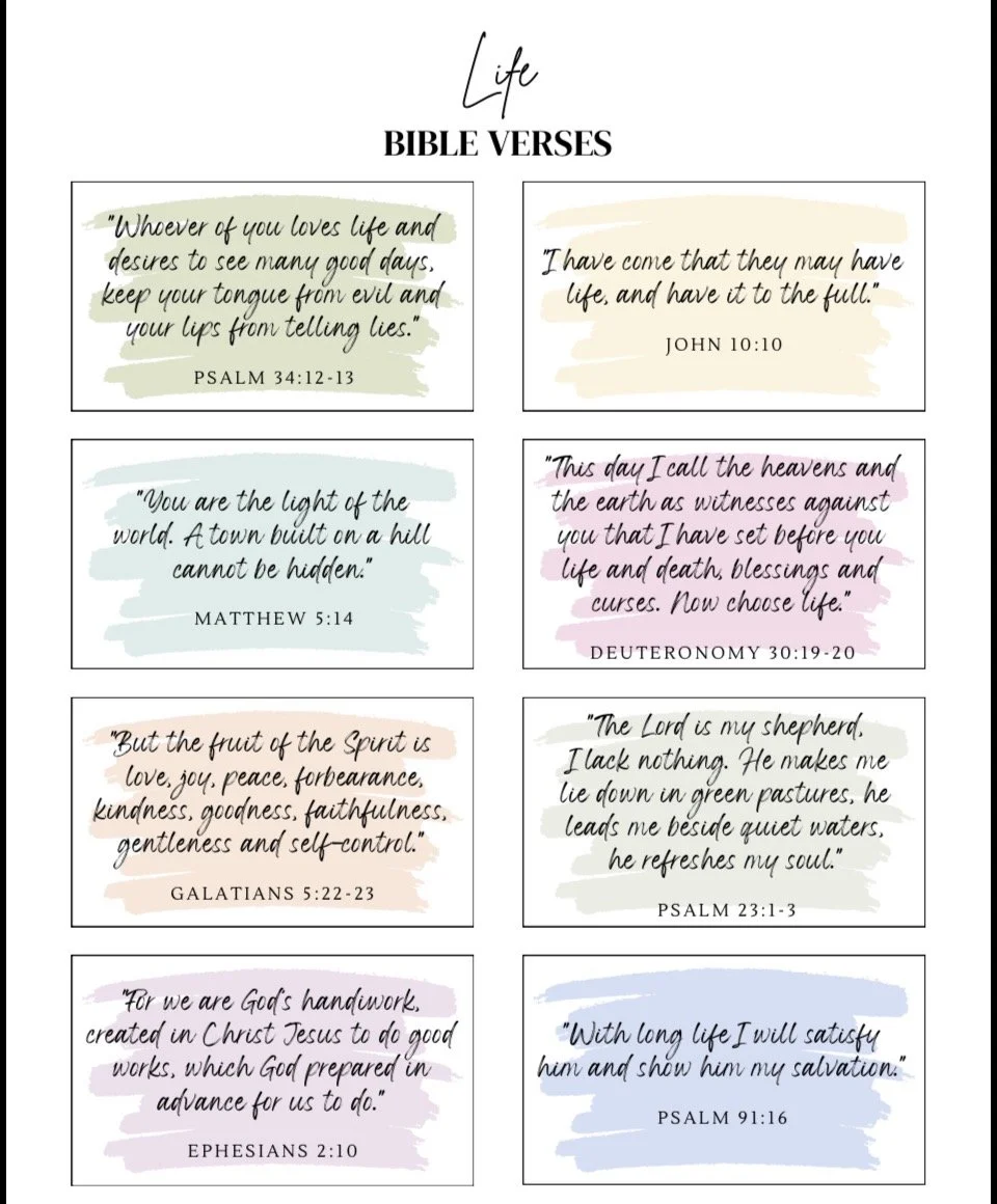 Bible Verse Cards