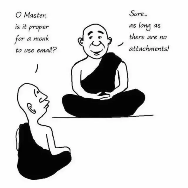 Contemplating non-attachment