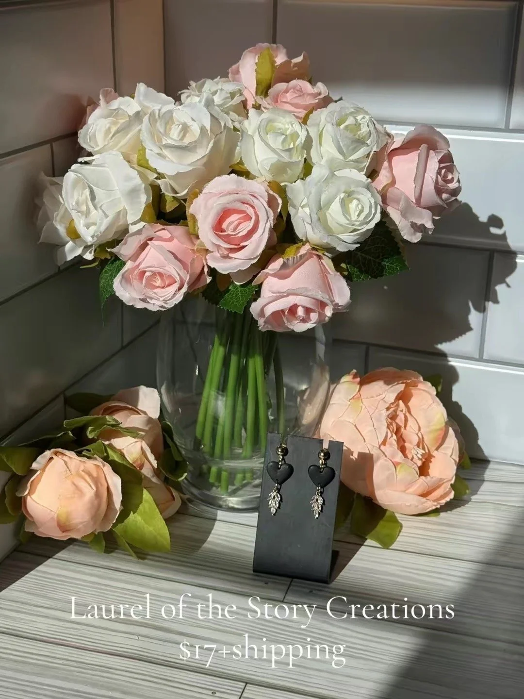 Black heart with some sparkle