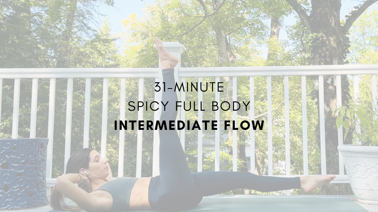 31-Minute
Spicy Full Body
Intermediate Flow
Strengthen every part of your body with this energizing flow.