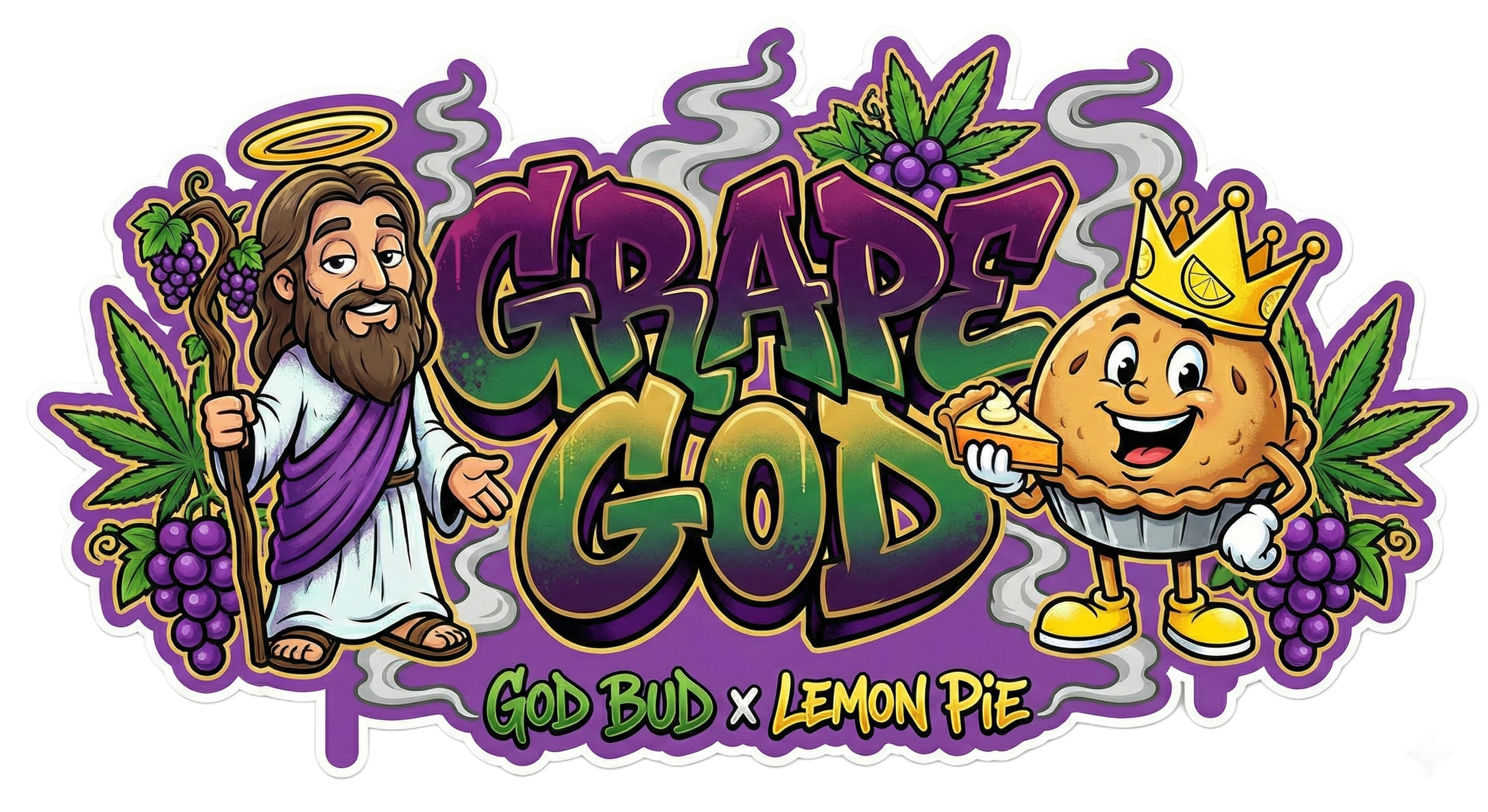 Rebel Genetics Grape God 10ct Photo Reg souvenir pack