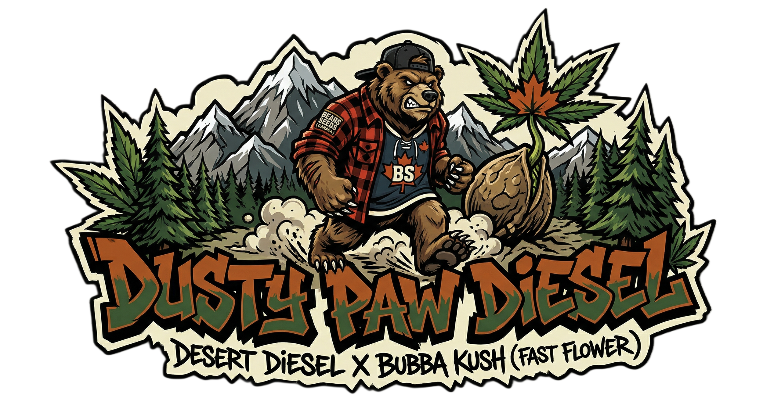 Bears Seeds Dusty Paw Diesel Fast Flower Fem 3 & 6ct Souvenir Pack