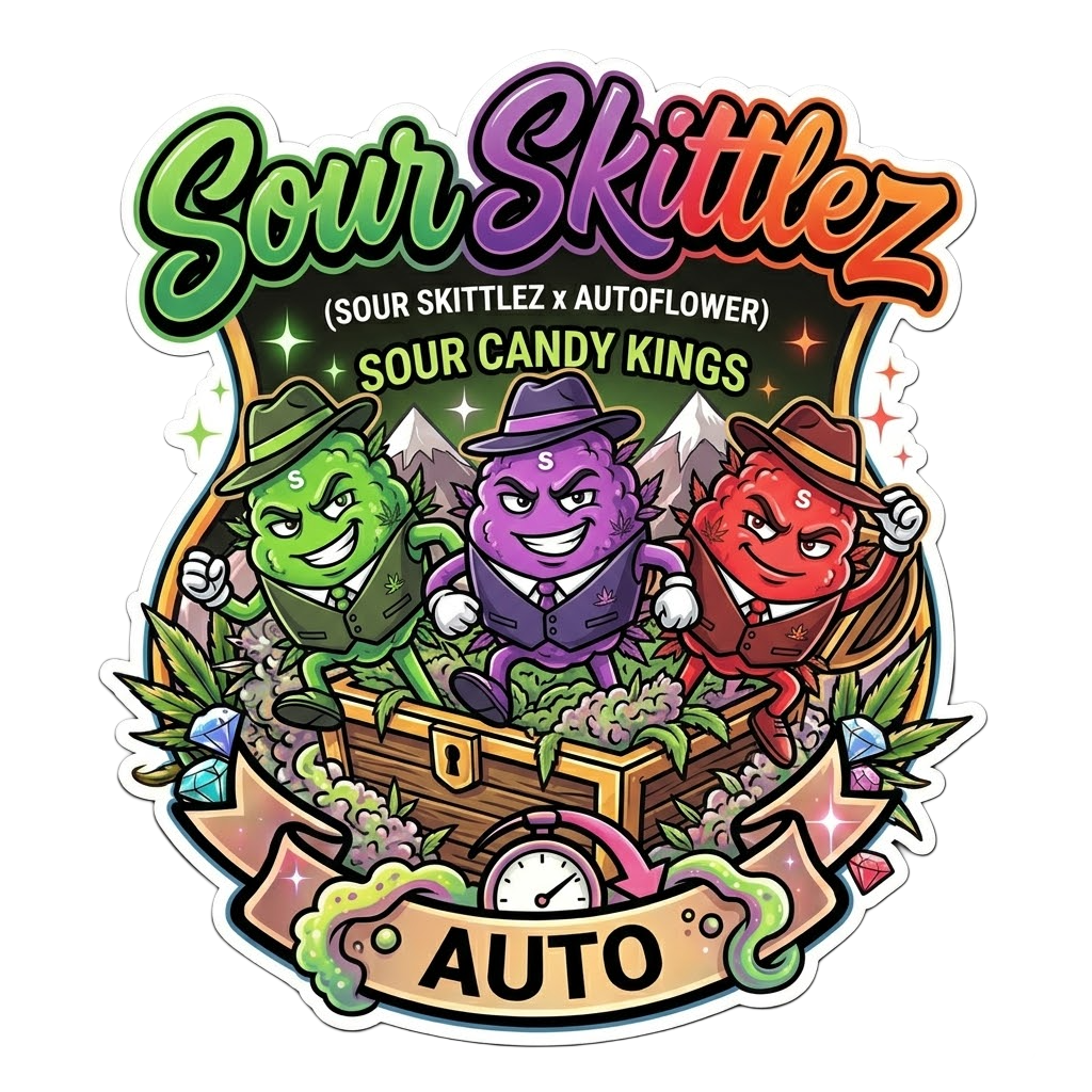 Rocky Moose Seed Bank: Sour Skittles AutoFem 5ct Souvenir Pack