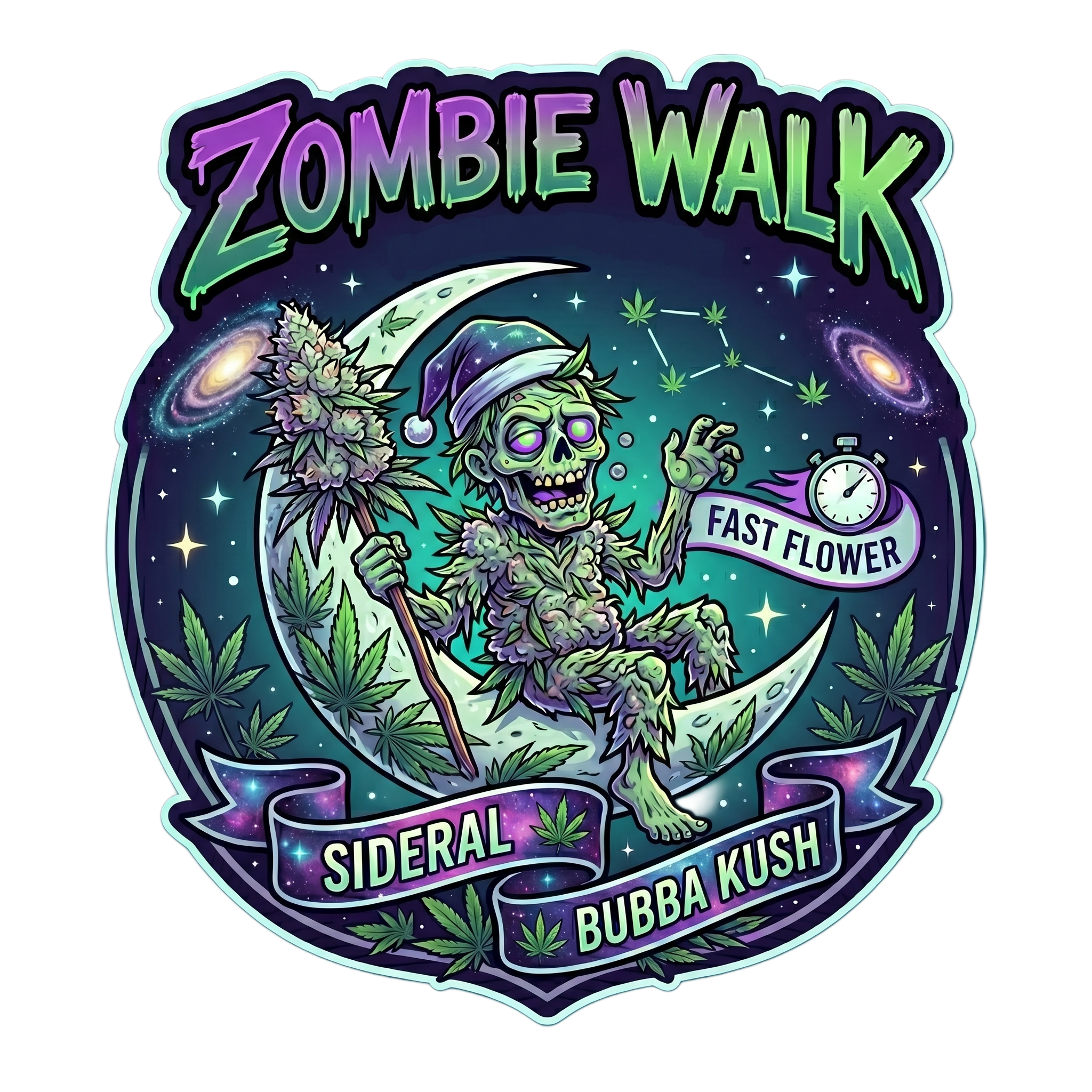 Rocky Moose Seed Bank: Zombie Walk Fast Flower Fem 5ct Souvenir Pack