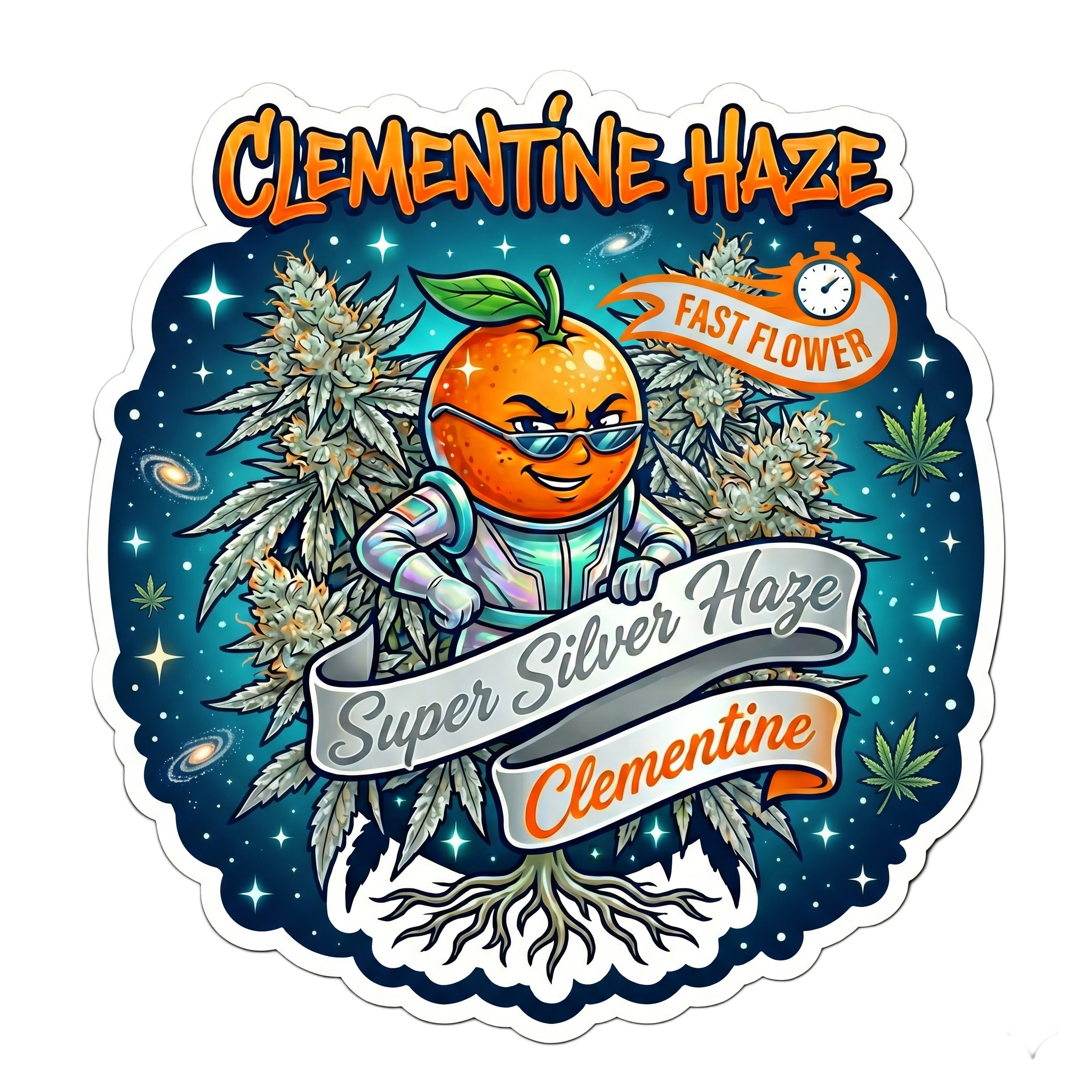 Rocky Moose Seed Bank: Clementine Haze Fast Flower Fem 5ct Souvenir Pack