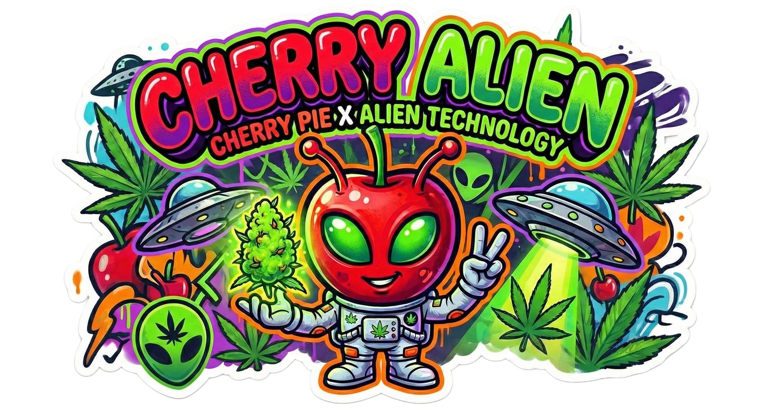 Rocky Moose Seed Bank: Cherry Alien Auto Fem 3 & 5ct souvenir pack