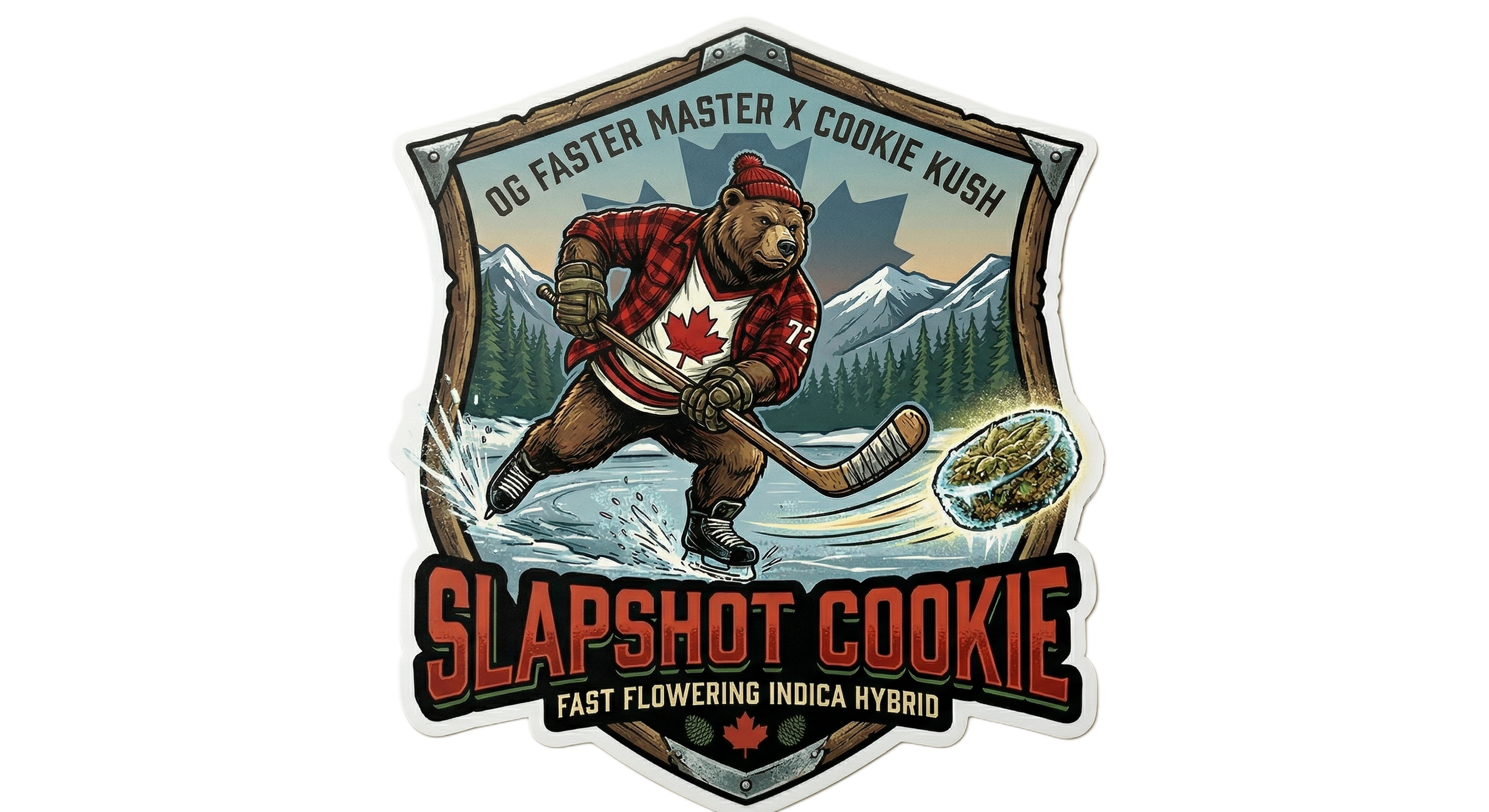 Bears Seeds Slapshot Cookie Fast Flower Fem 3 & 6ct Souvenir Pack