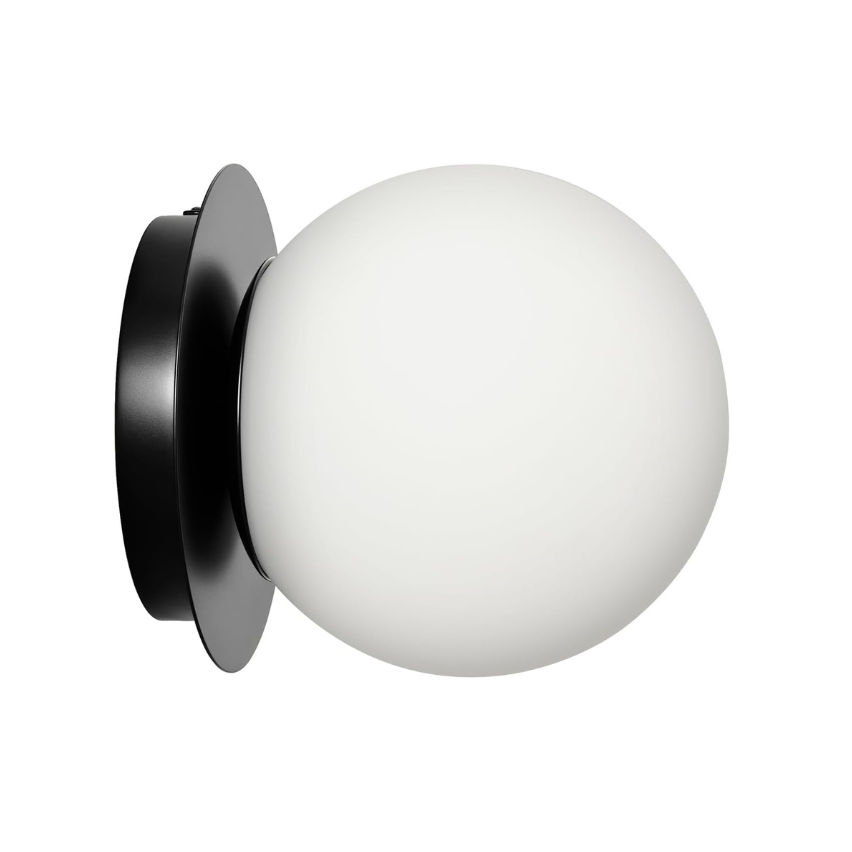 Modern Milk Glass Wall Sconce