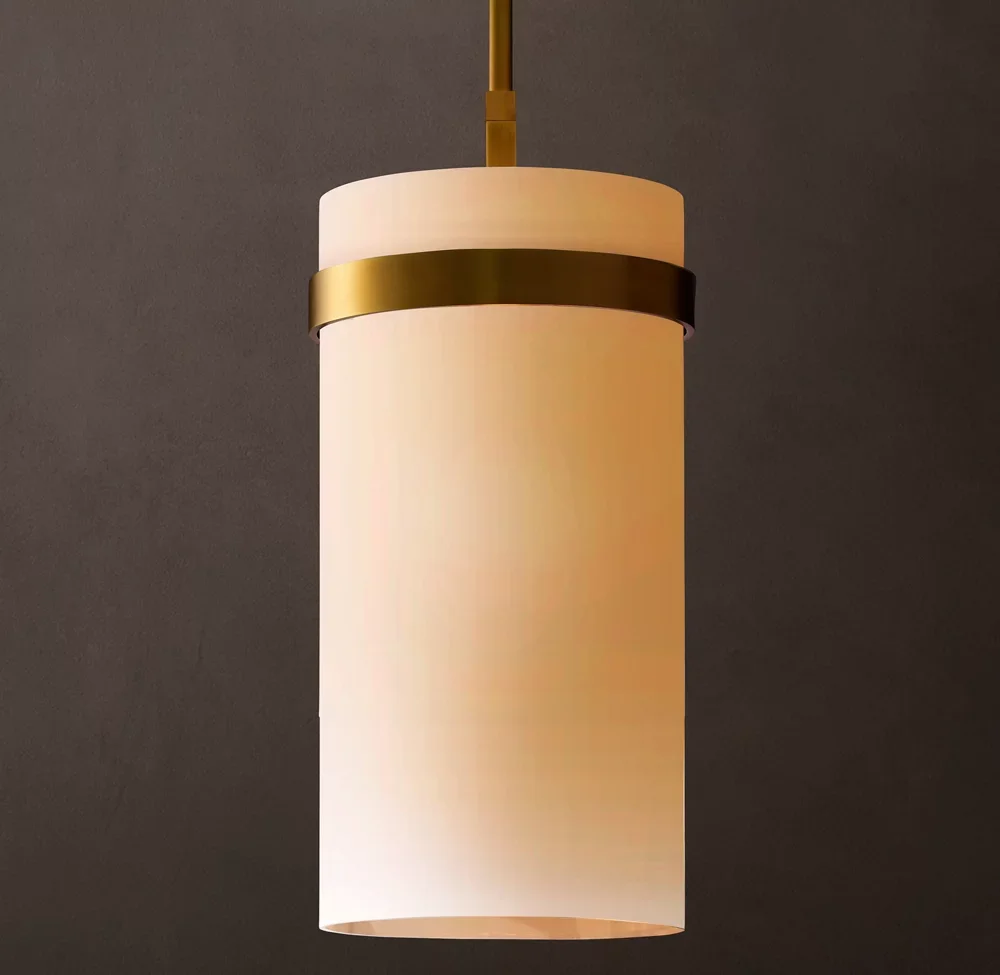 Ravelle Milk Glass Pendant