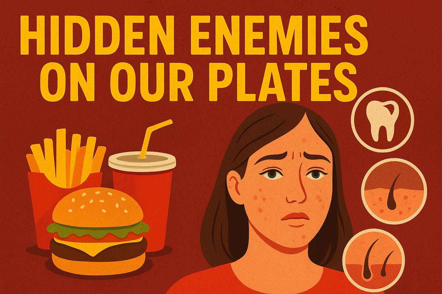 The Hidden Enemies on Our Plates, How Everyday Foods Are Destroying Our Skin, Teeth, and Hair (and How to Fight Back Naturally) 