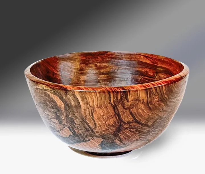 Medium-Large Walnut Burl Bowl
