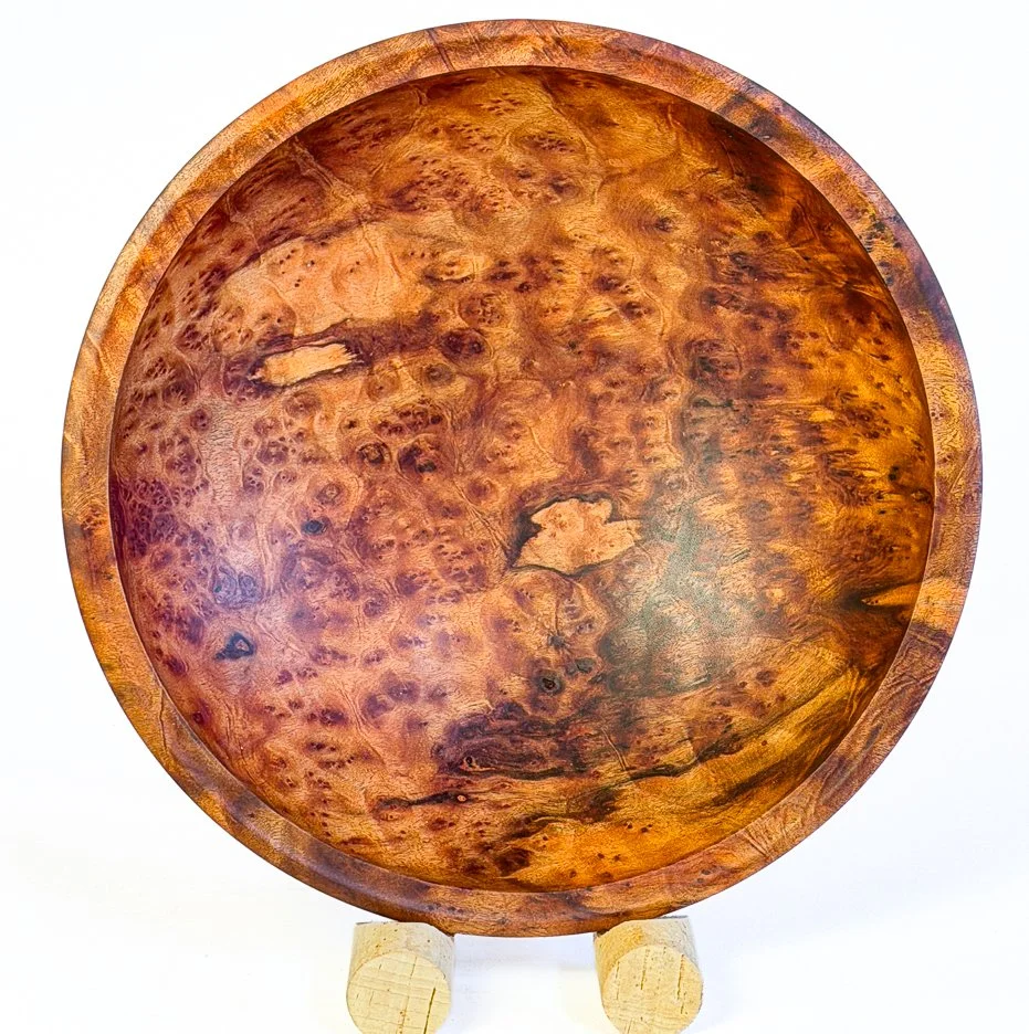 Indonesian Camphor Burl Wood Bowl