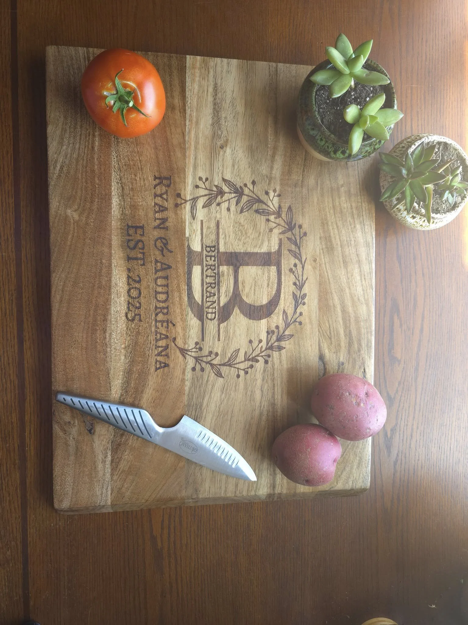 Custom Engraved Cutting Board - Contact for Price